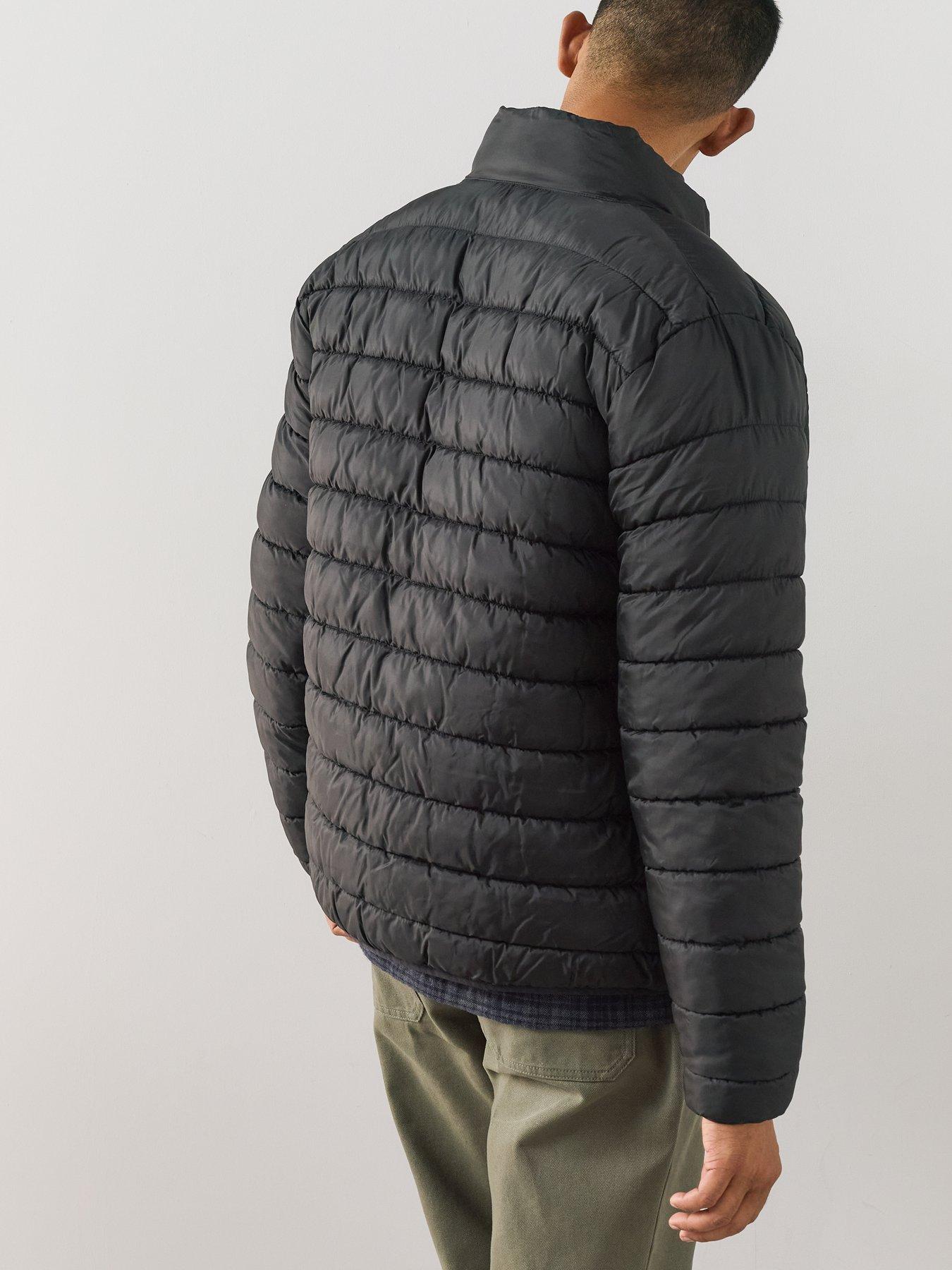 Image 2 of 7 of The Very Collection Men's Reversible Shower Resistant Padded Jacket - Black