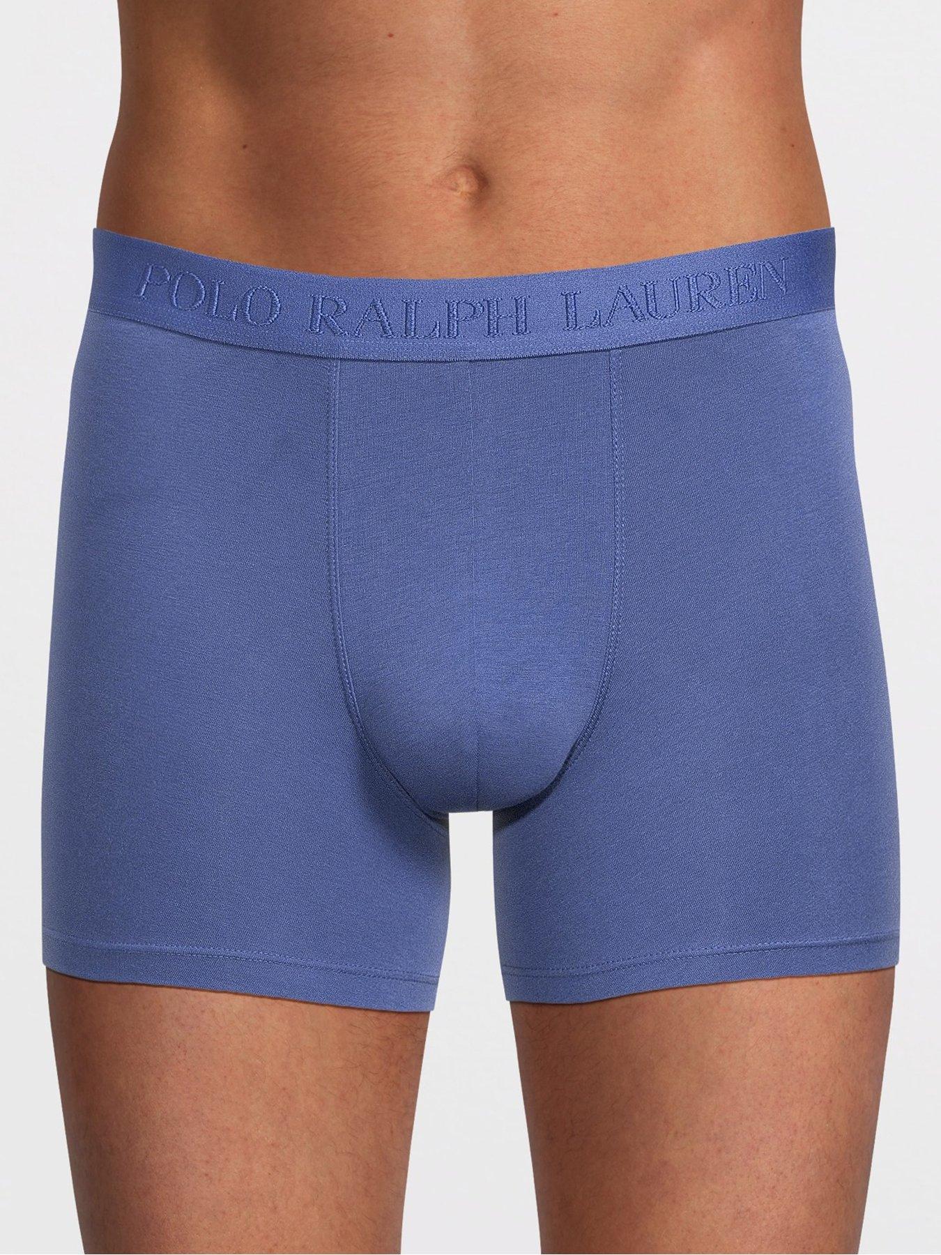 Image 2 of 3 of Polo Ralph Lauren 3 Pack Boxer Brief - Blue