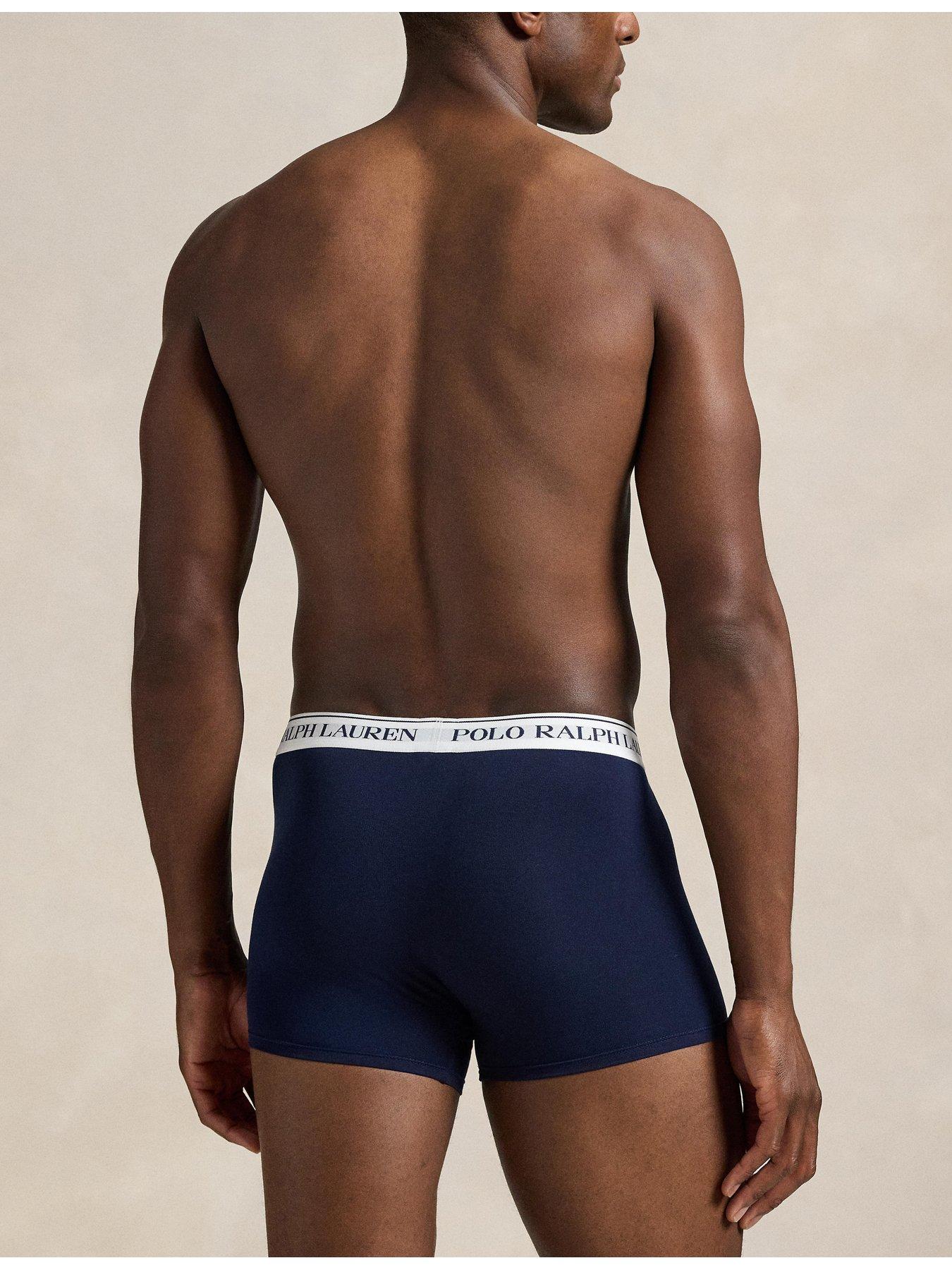 Image 4 of 4 of Polo Ralph Lauren Classic 3 Pack Trunks - Navy