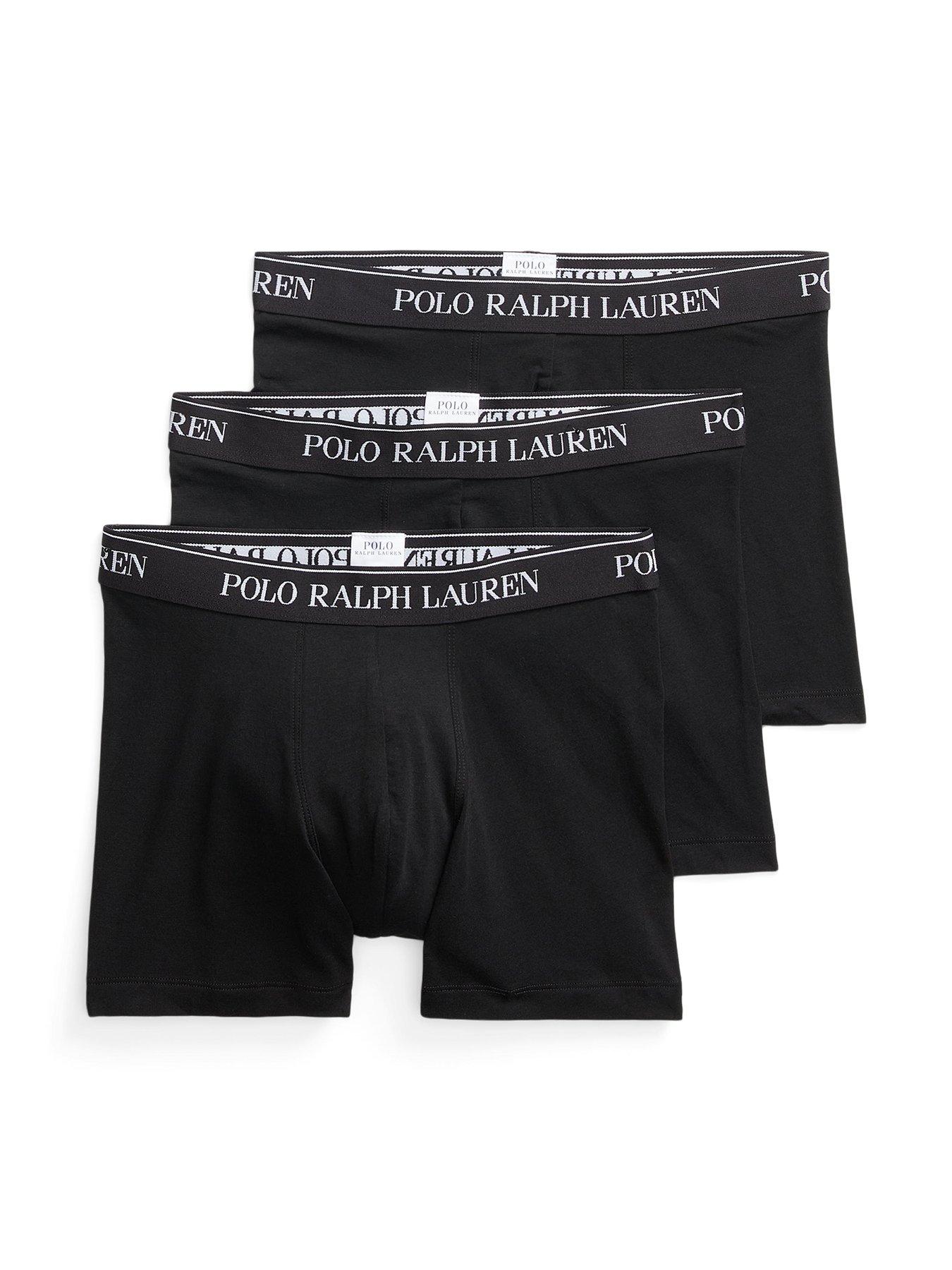Image 1 of 4 of Polo Ralph Lauren 3 Pack Boxer Brief - Black