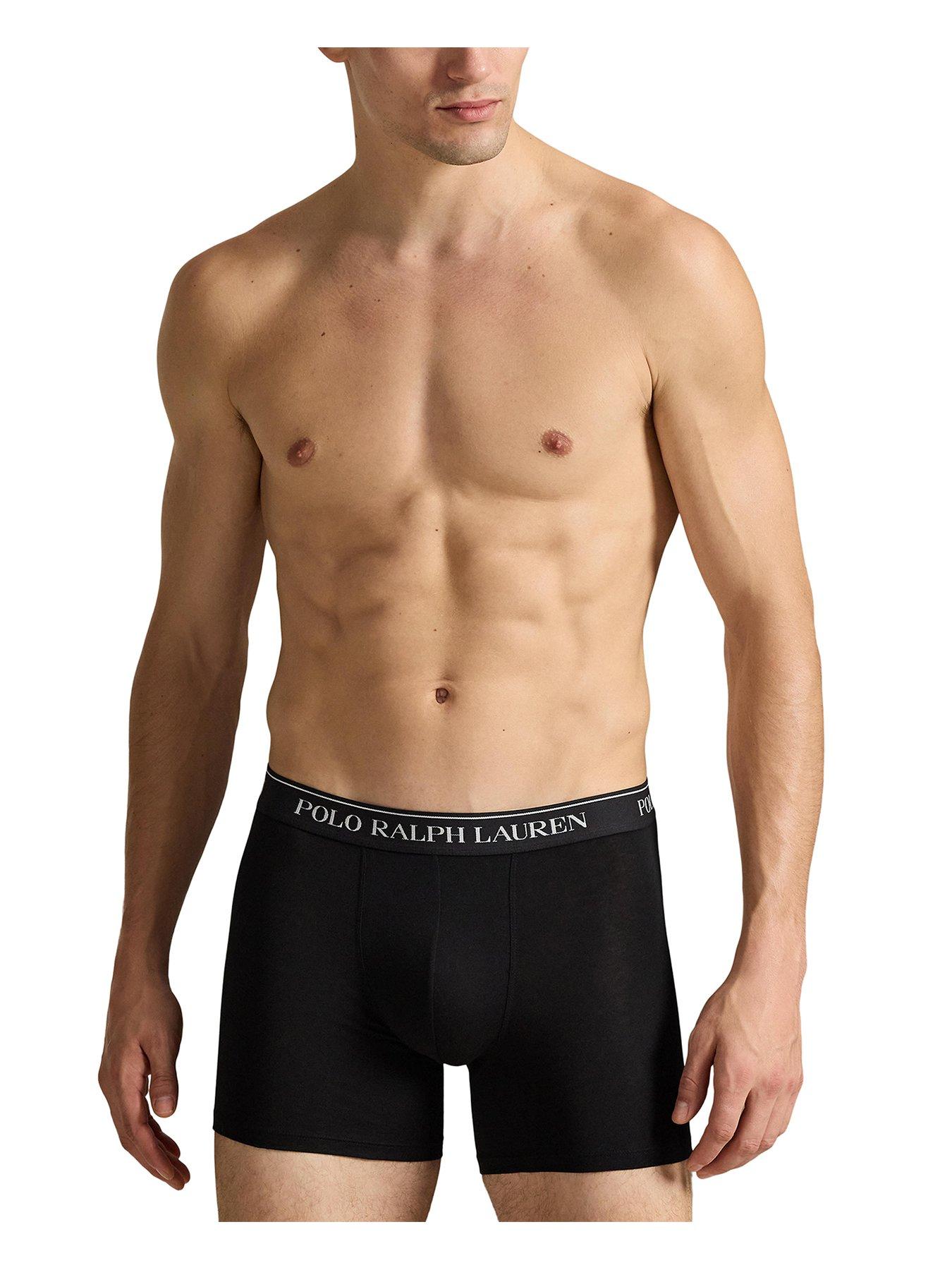 Image 2 of 4 of Polo Ralph Lauren 3 Pack Boxer Brief - Black