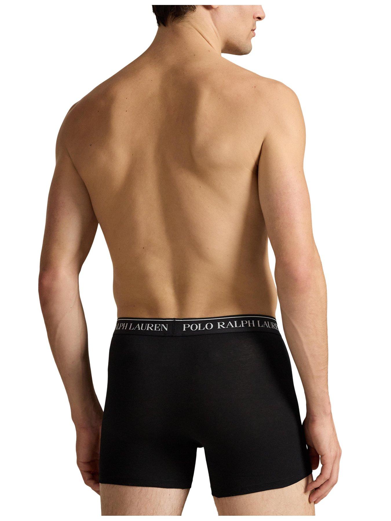Image 3 of 4 of Polo Ralph Lauren 3 Pack Boxer Brief - Black