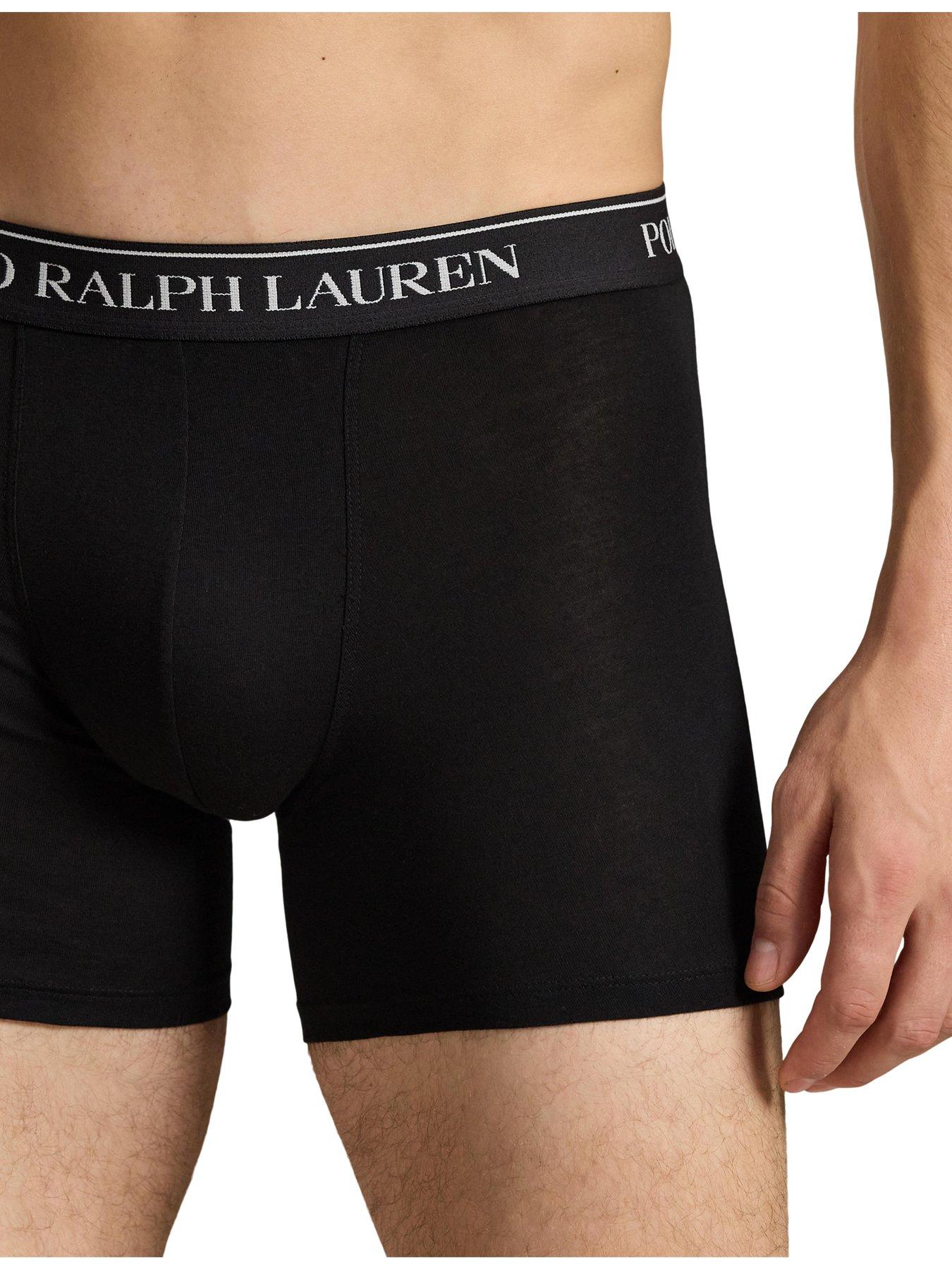 Image 4 of 4 of Polo Ralph Lauren 3 Pack Boxer Brief - Black