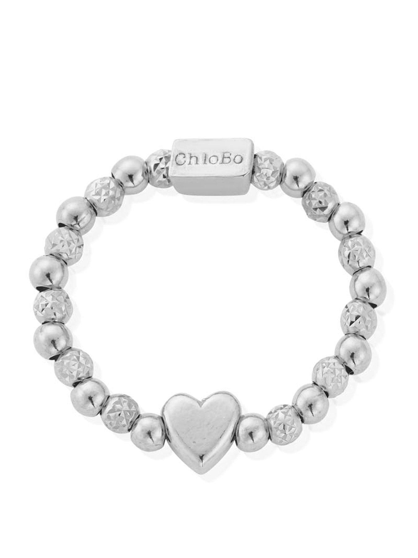 ChloBo INSET HEART RING