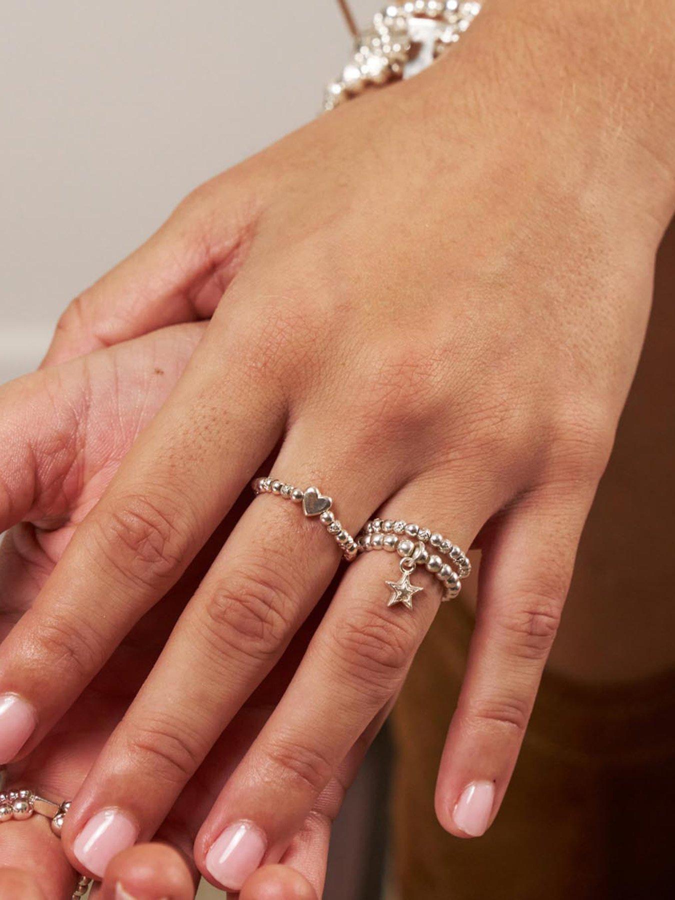 Image 2 of 2 of ChloBo INSET HEART RING