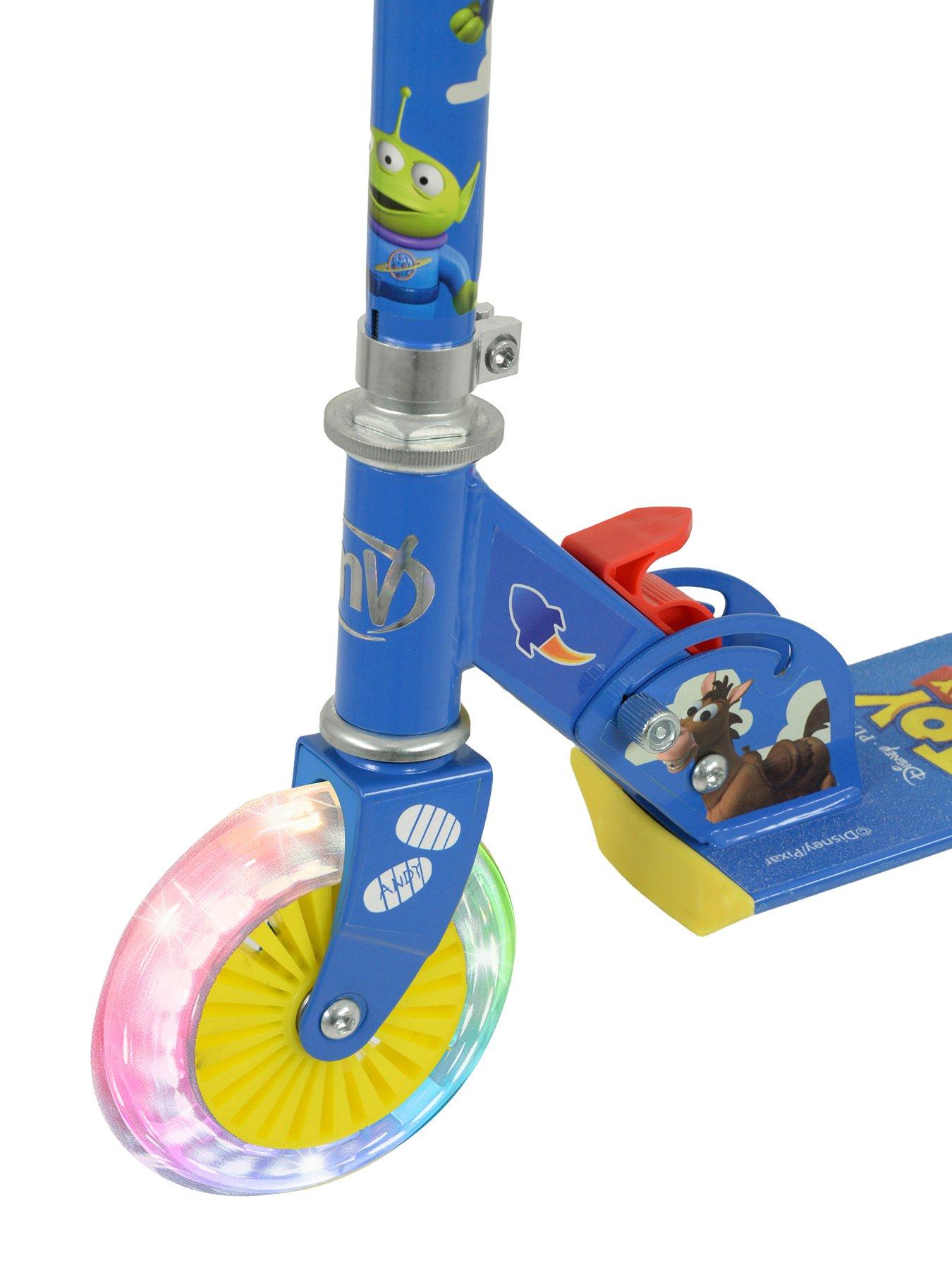  image of toy-story-folding-inline-scooter-with-light-up-wheels