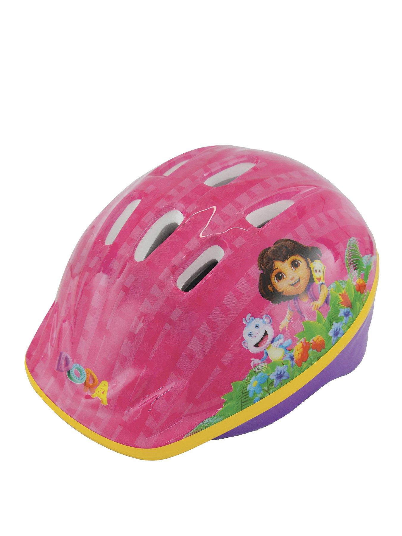 front image of dora-the-explorer-dora-safety-helmet
