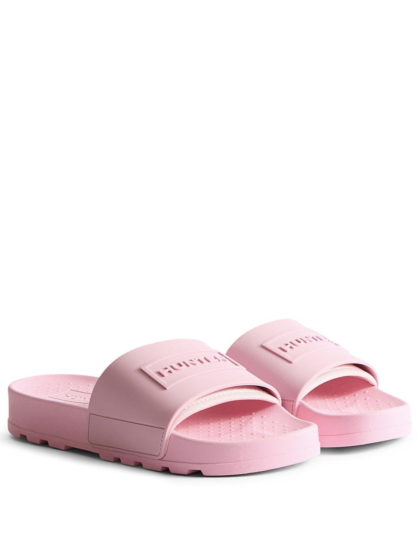 Image 2 of 4 of Hunter Unisex Core Embossed Silicone Slider - Pink