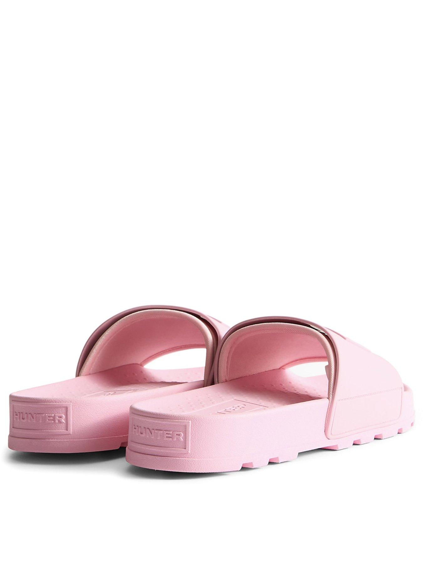 Image 3 of 4 of Hunter Unisex Core Embossed Silicone Slider - Pink