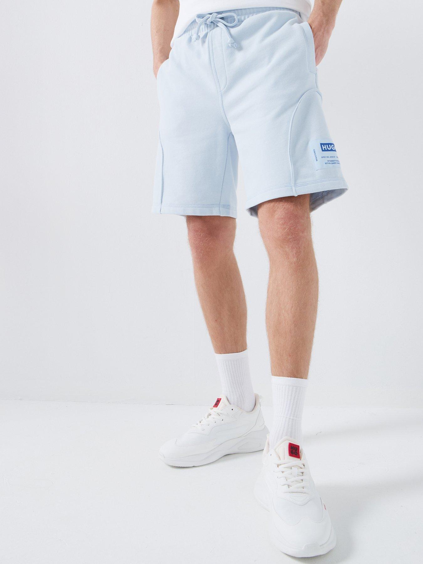 HUGO Nurazort Regular Fit Sweat Shorts - Blue