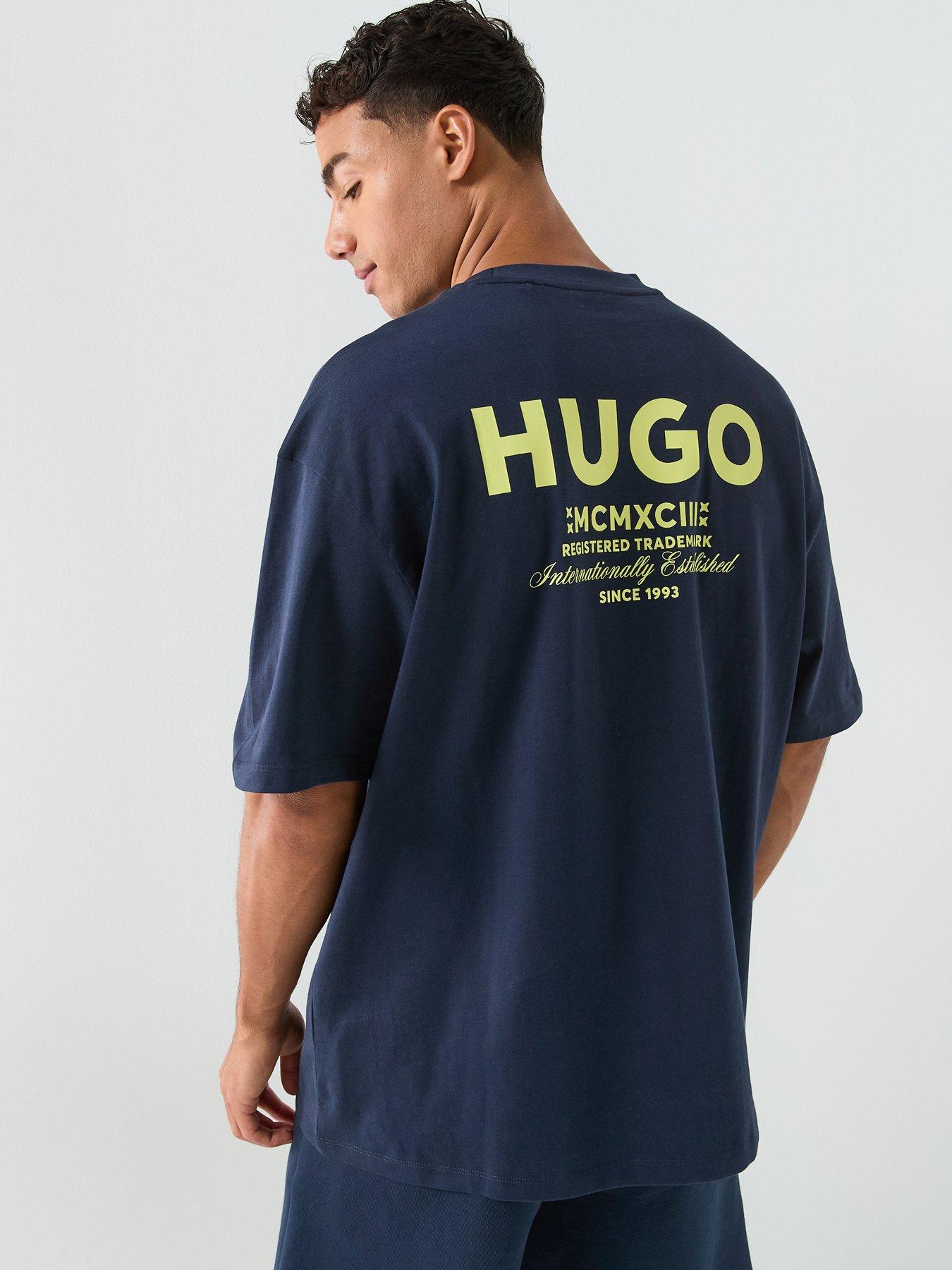 HUGO Nalono International Logo T-Shirt - Blue