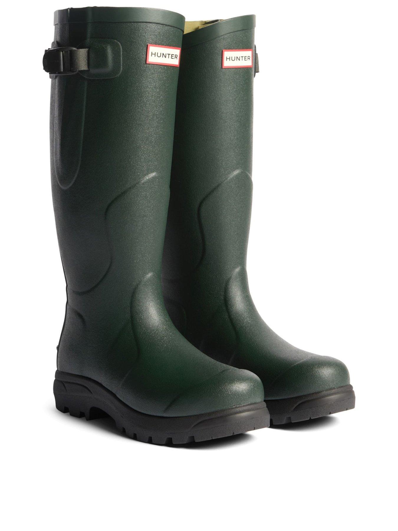  image of hunter-unisex-balmoral-mkii-side-adjustable-boot--dark-olive