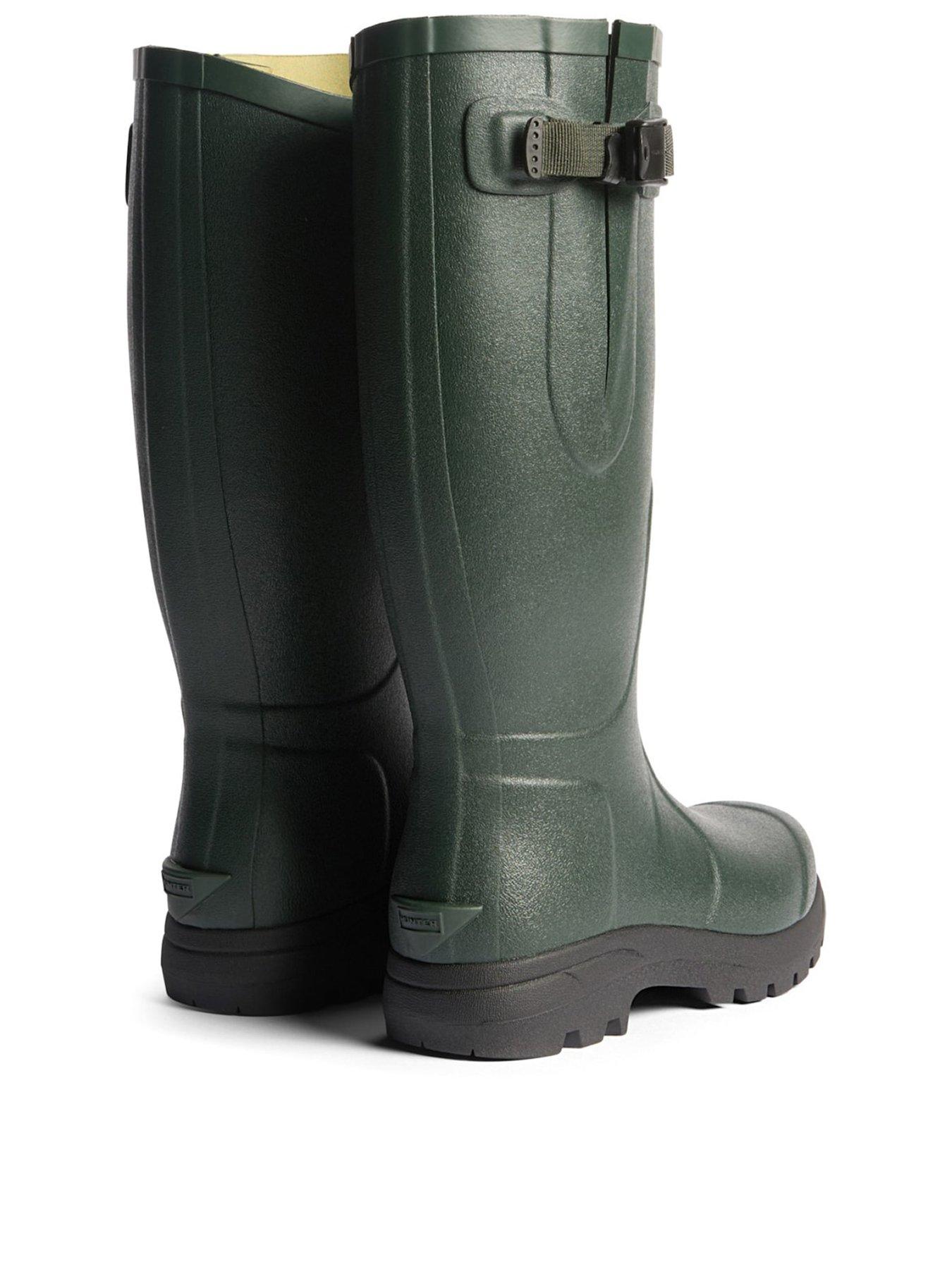  image of hunter-unisex-balmoral-mkii-side-adjustable-boot--dark-olive