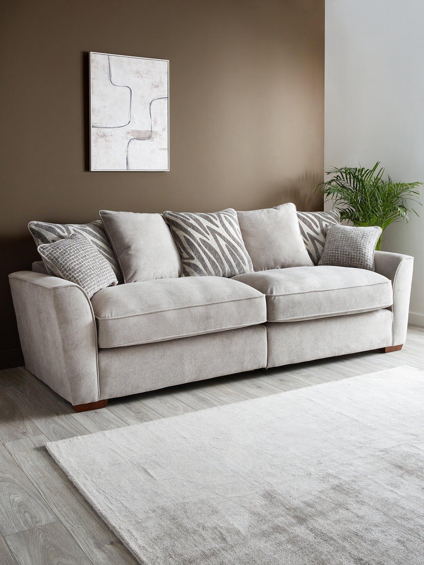 Image 1 of 6 of The Very Collection Nala 4 Seater Fabric Sofa