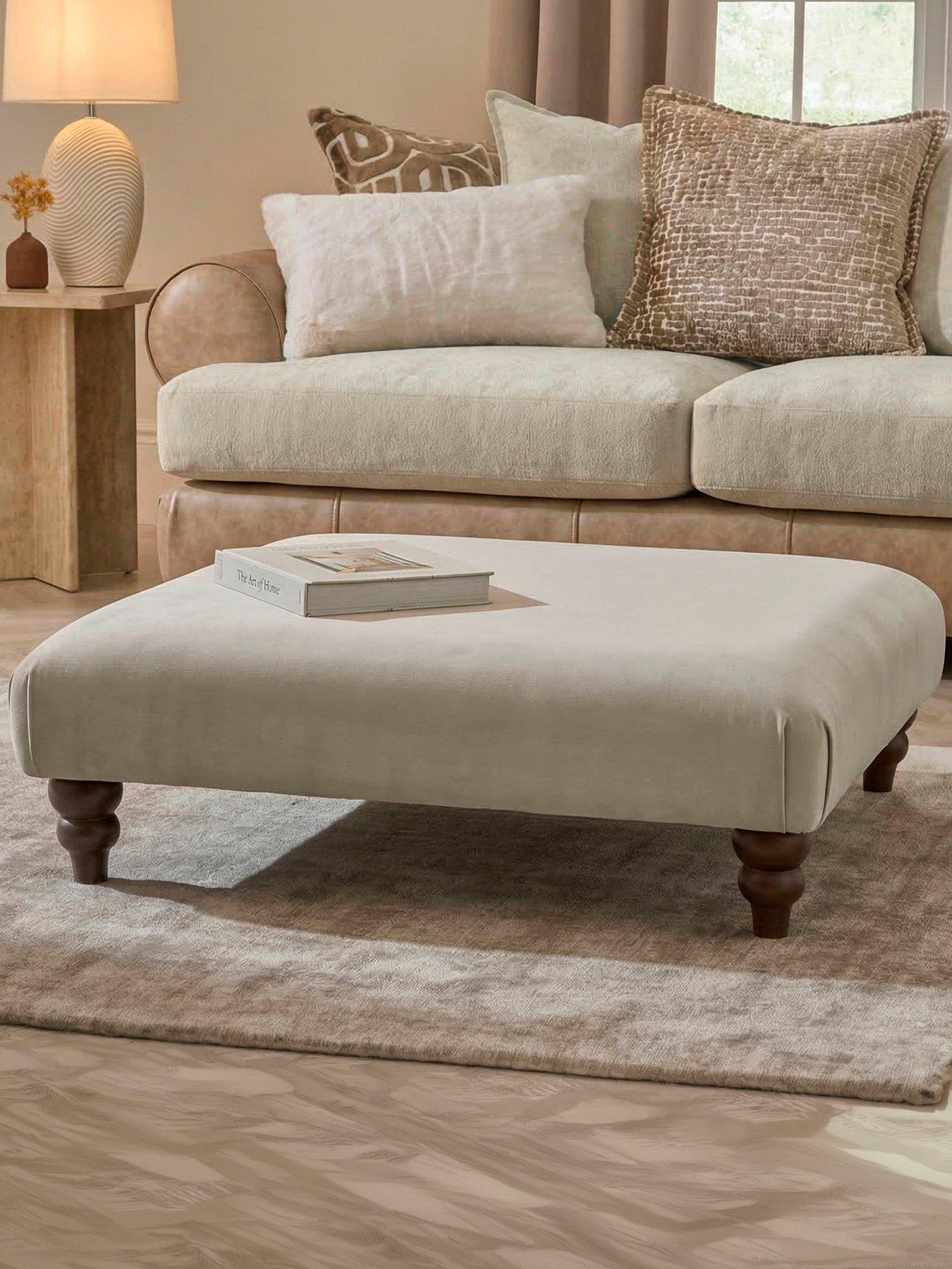 The Very Collection Broadway Large Fabric Footstool