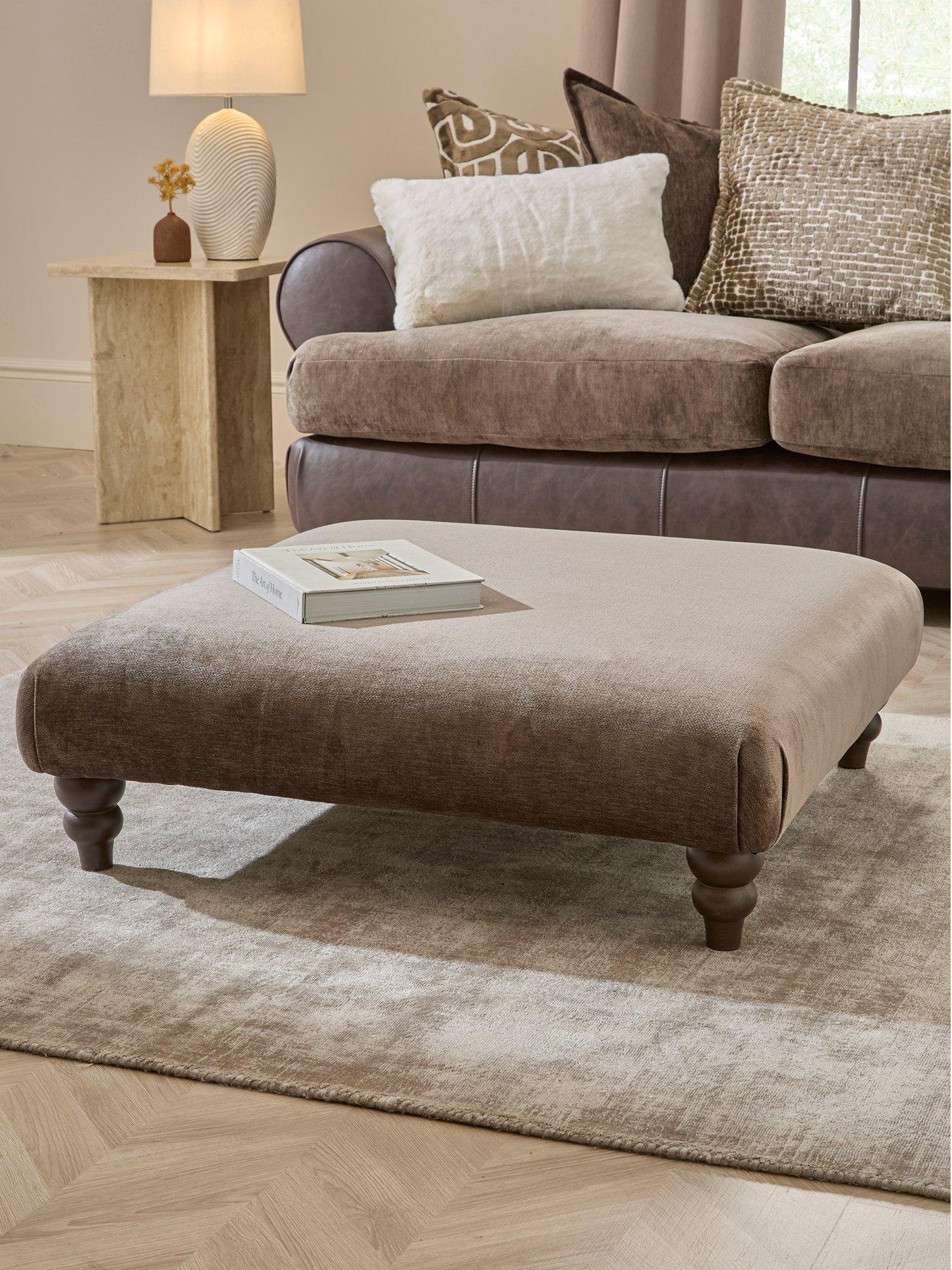 The Very Collection Broadway Large Fabric Footstool