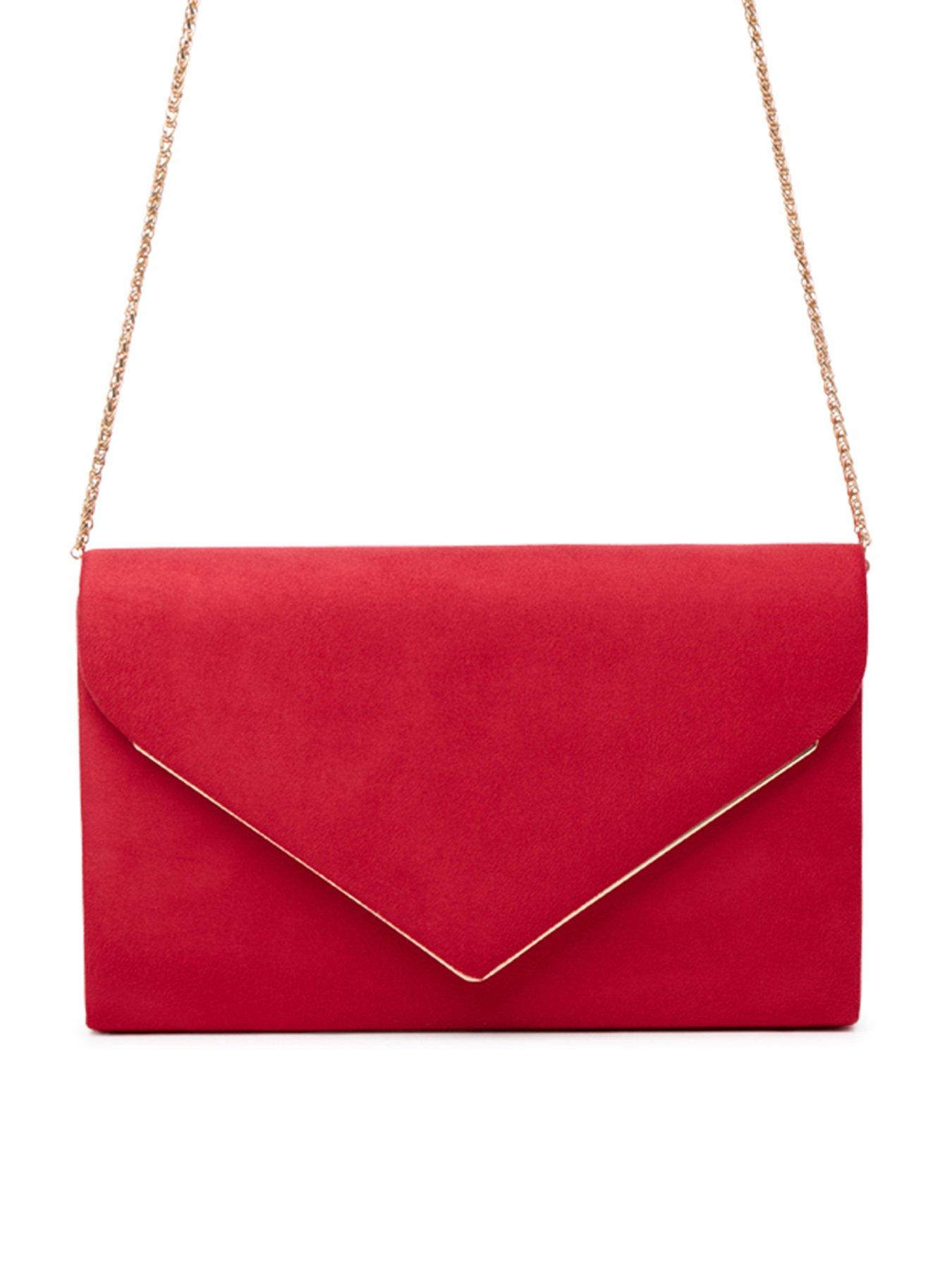 Image 4 of 5 of Paradox London Delyssa Clutch Bag - Red