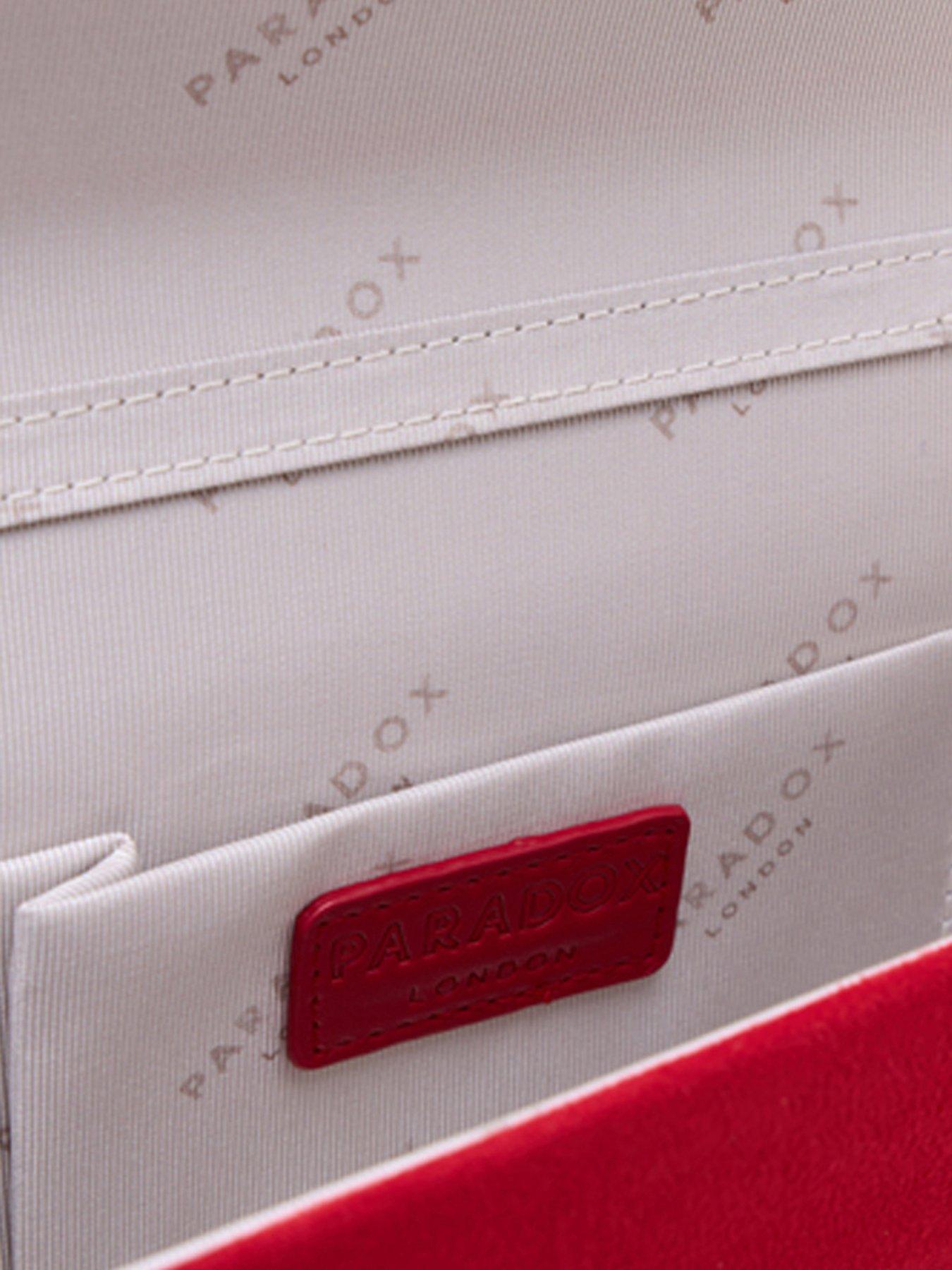 Image 5 of 5 of Paradox London Delyssa Clutch Bag - Red
