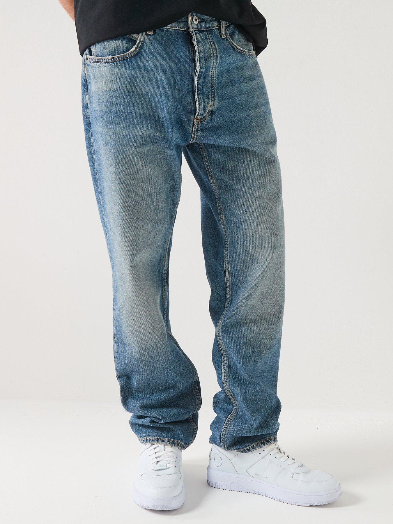 Image 1 of 4 of HUGO Jonah Straight Fit Jeans - Blue