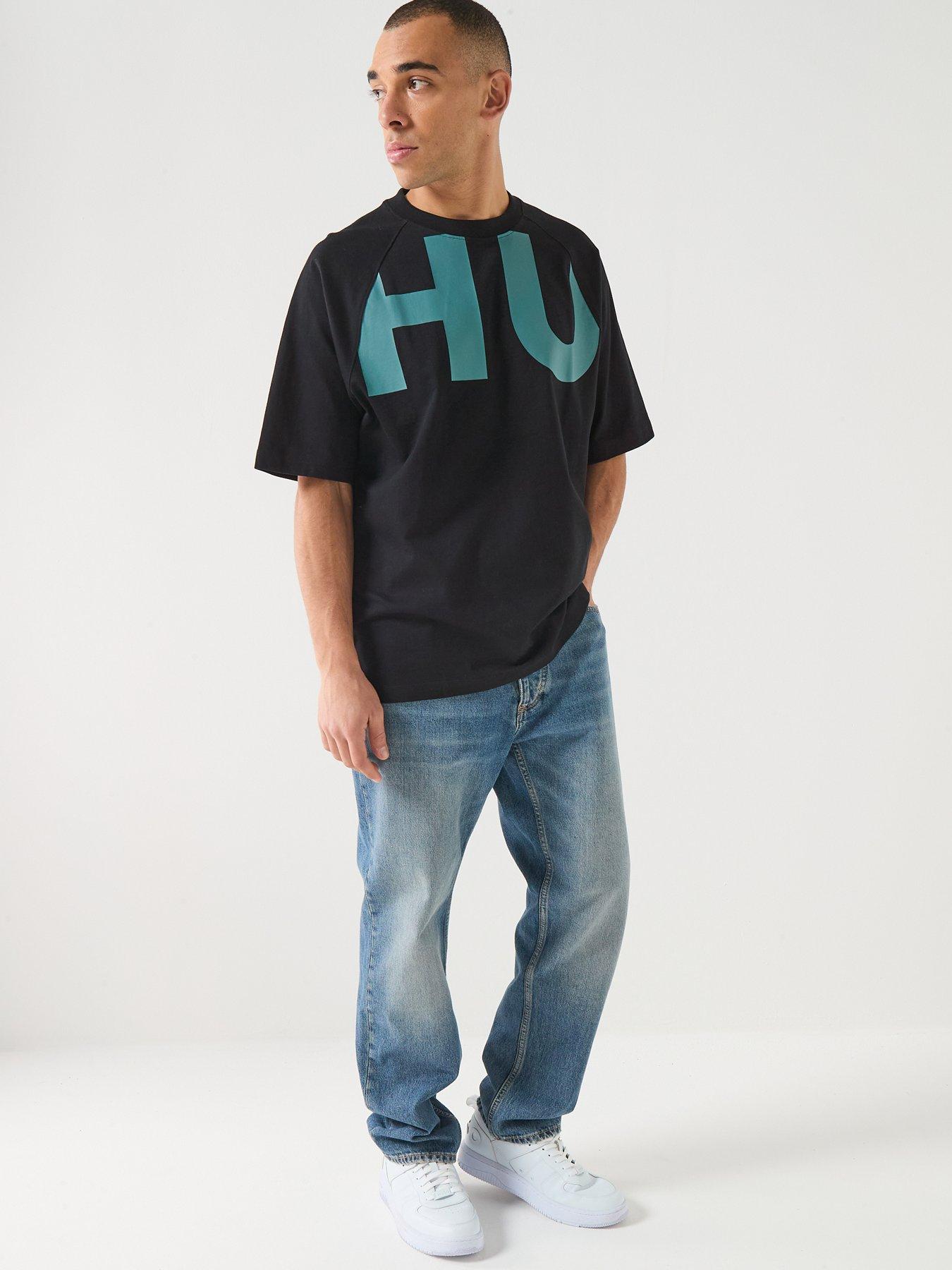 Image 3 of 4 of HUGO Jonah Straight Fit Jeans - Blue