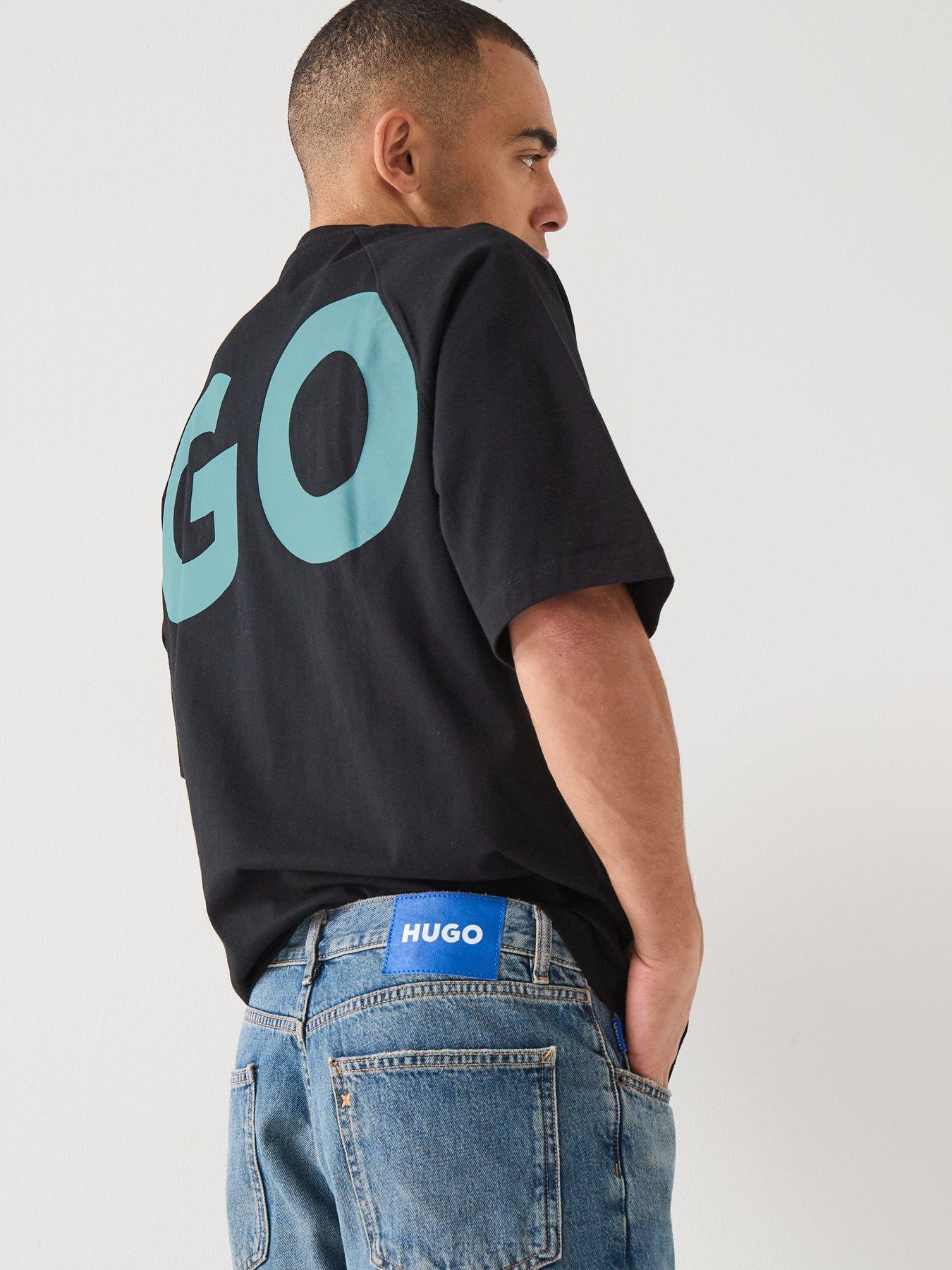 Image 4 of 4 of HUGO Jonah Straight Fit Jeans - Blue