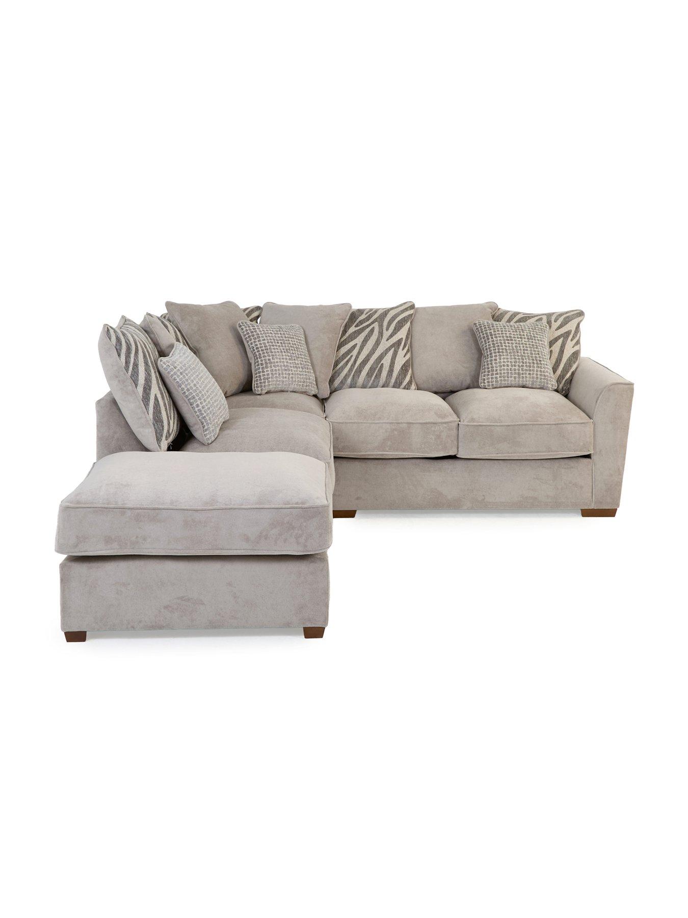 Image 6 of 7 of The Very Collection Nala Left Hand Chaise Sofa Bed with Footstool (Buy &amp; SAVE!)