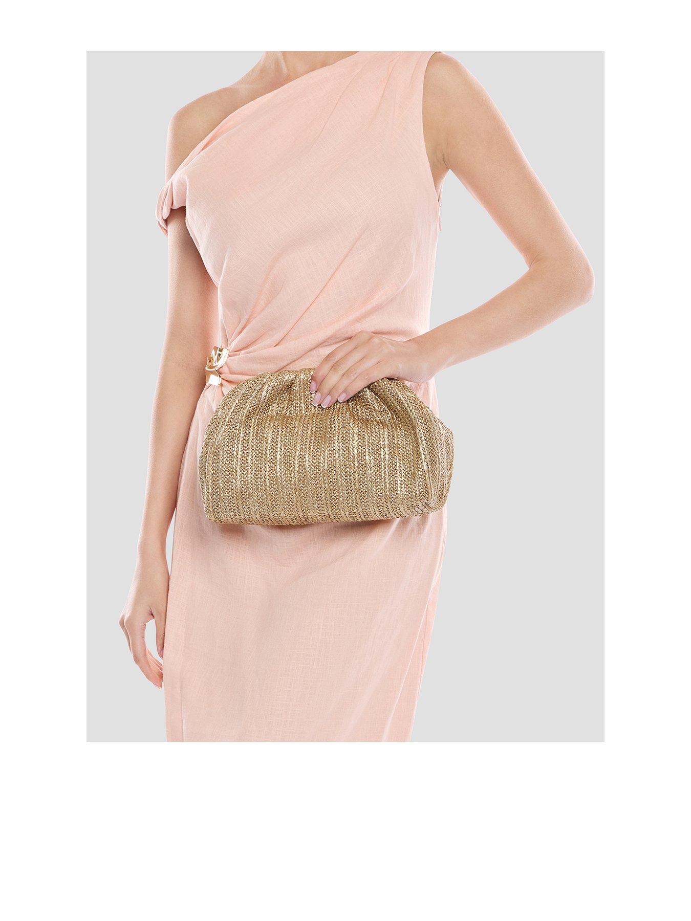 Paradox London Ocean Clutch Bag - Gold