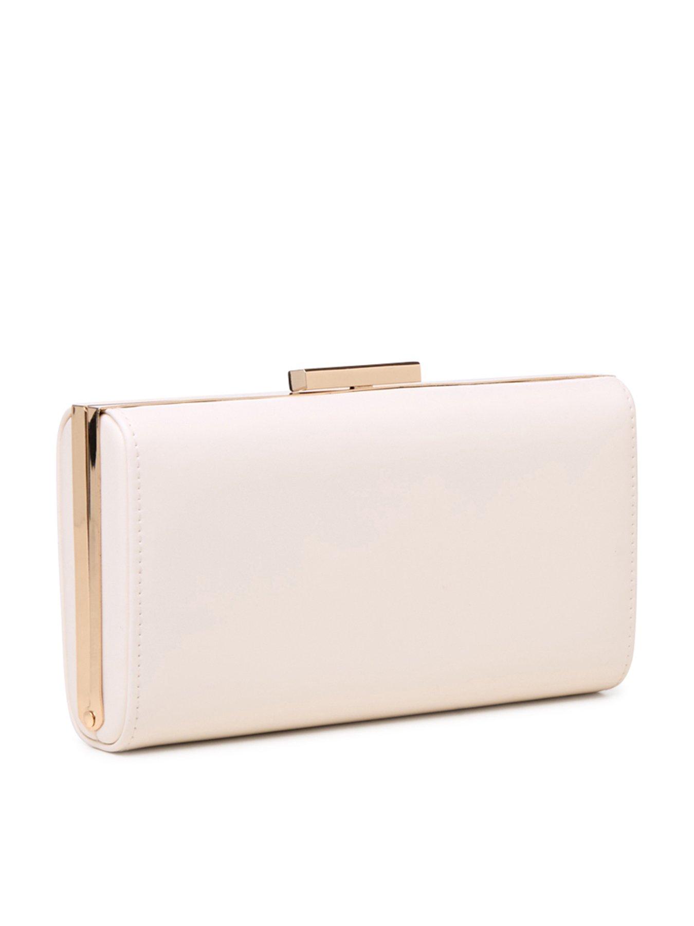 Image 4 of 6 of Paradox London Dasha Clutch Bag - Cream