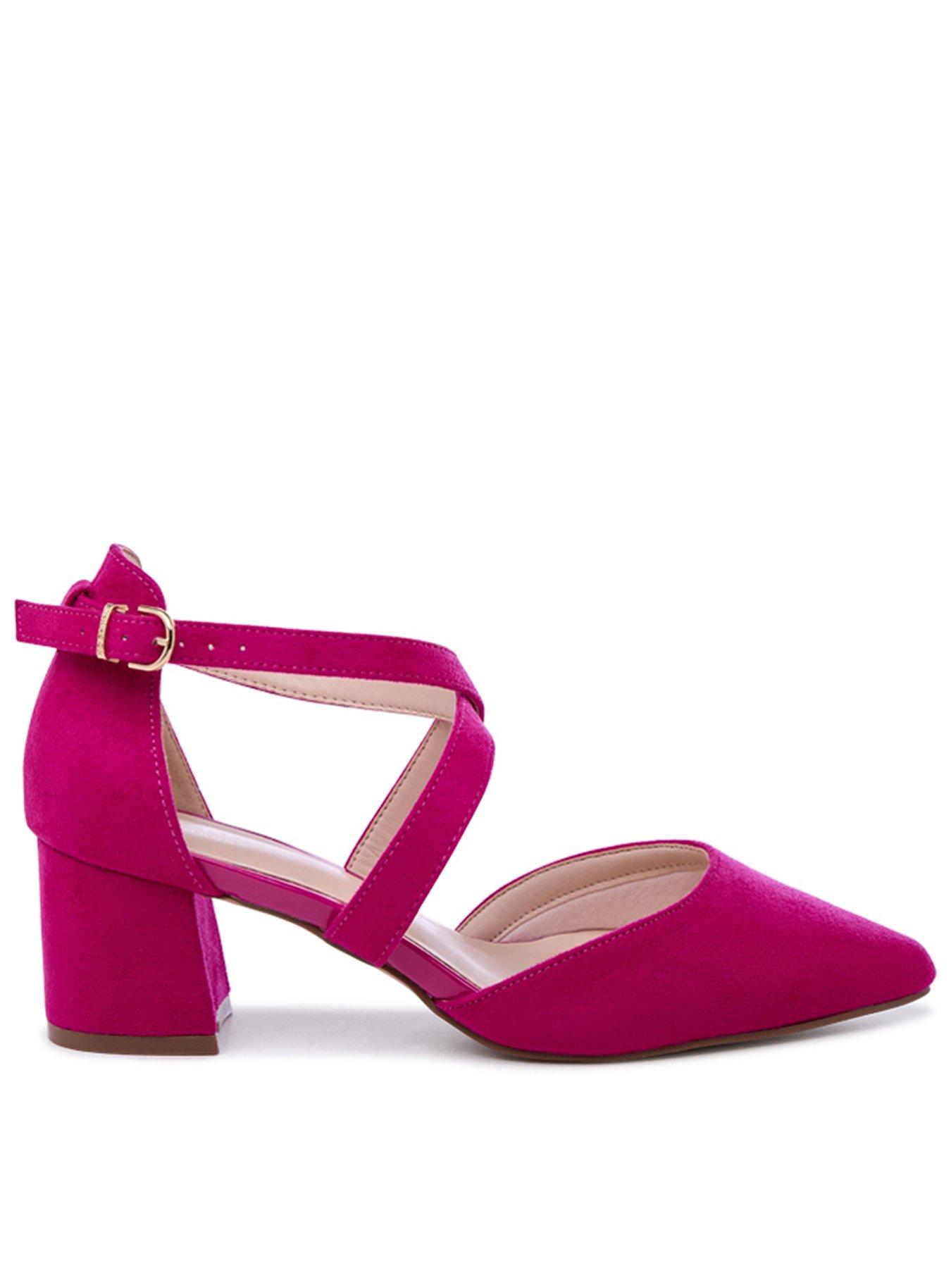 paradox-london-wide-fit-ffion-block-heel-fuchsia