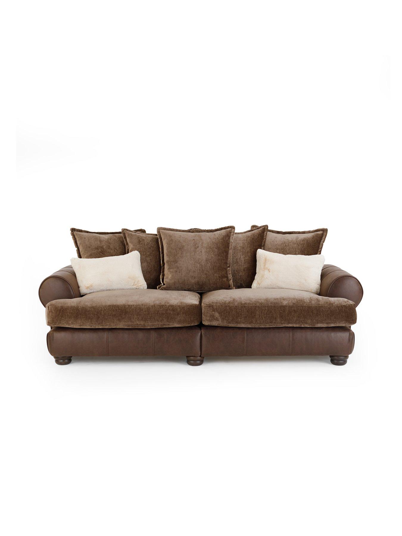 Image 4 of 7 of The Very Collection Broadway 4 Seater Fabric Sofa