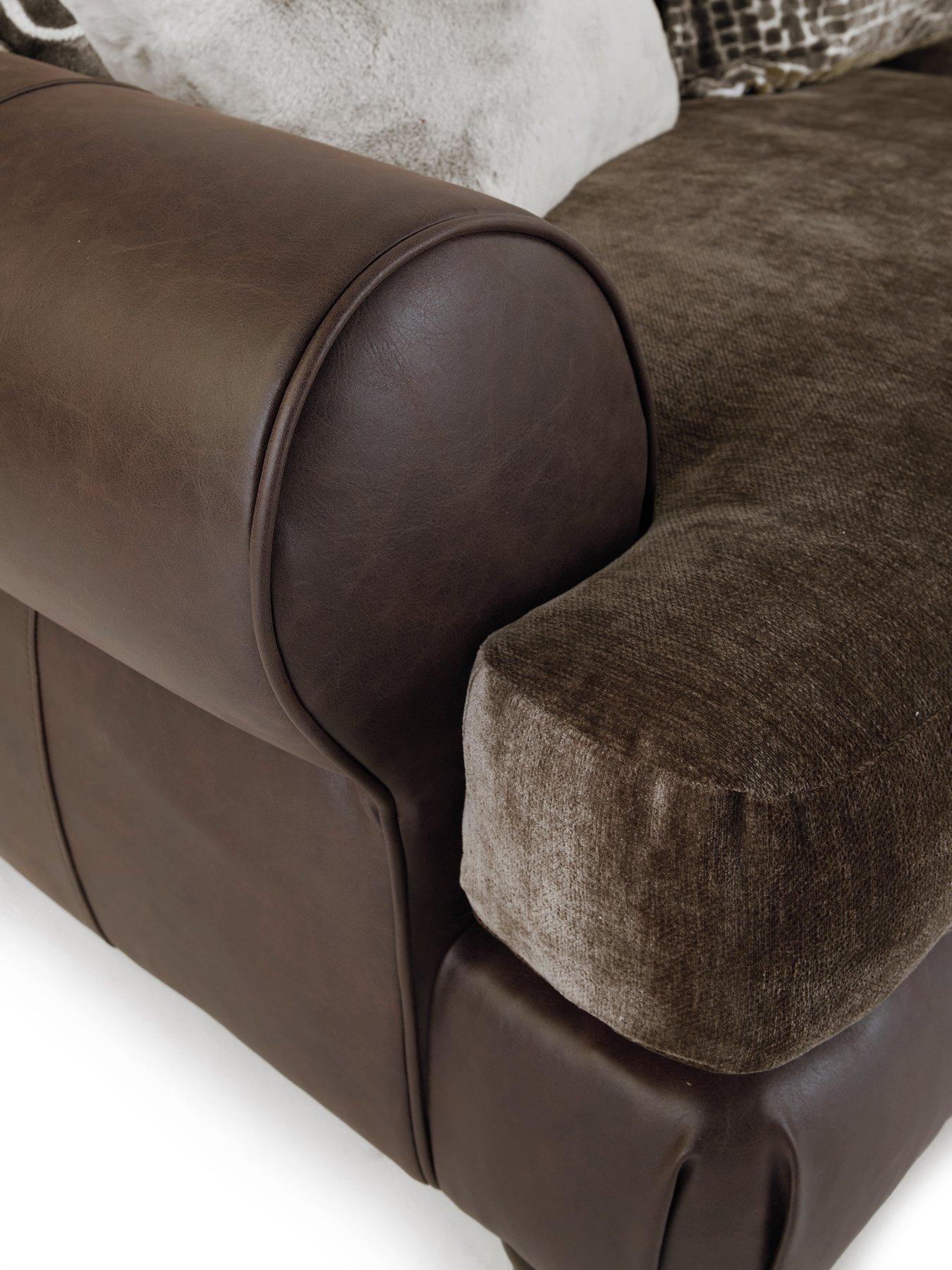  image of the-very-collection-broadway-3-seater-fabric-sofa