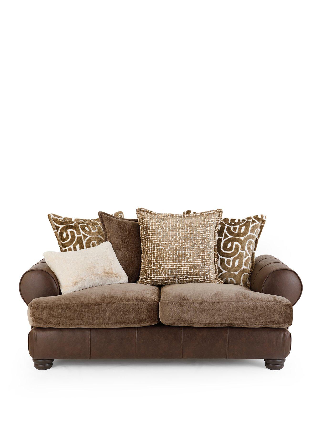 stillFront image of the-very-collection-broadway-2-seater-fabric-sofa