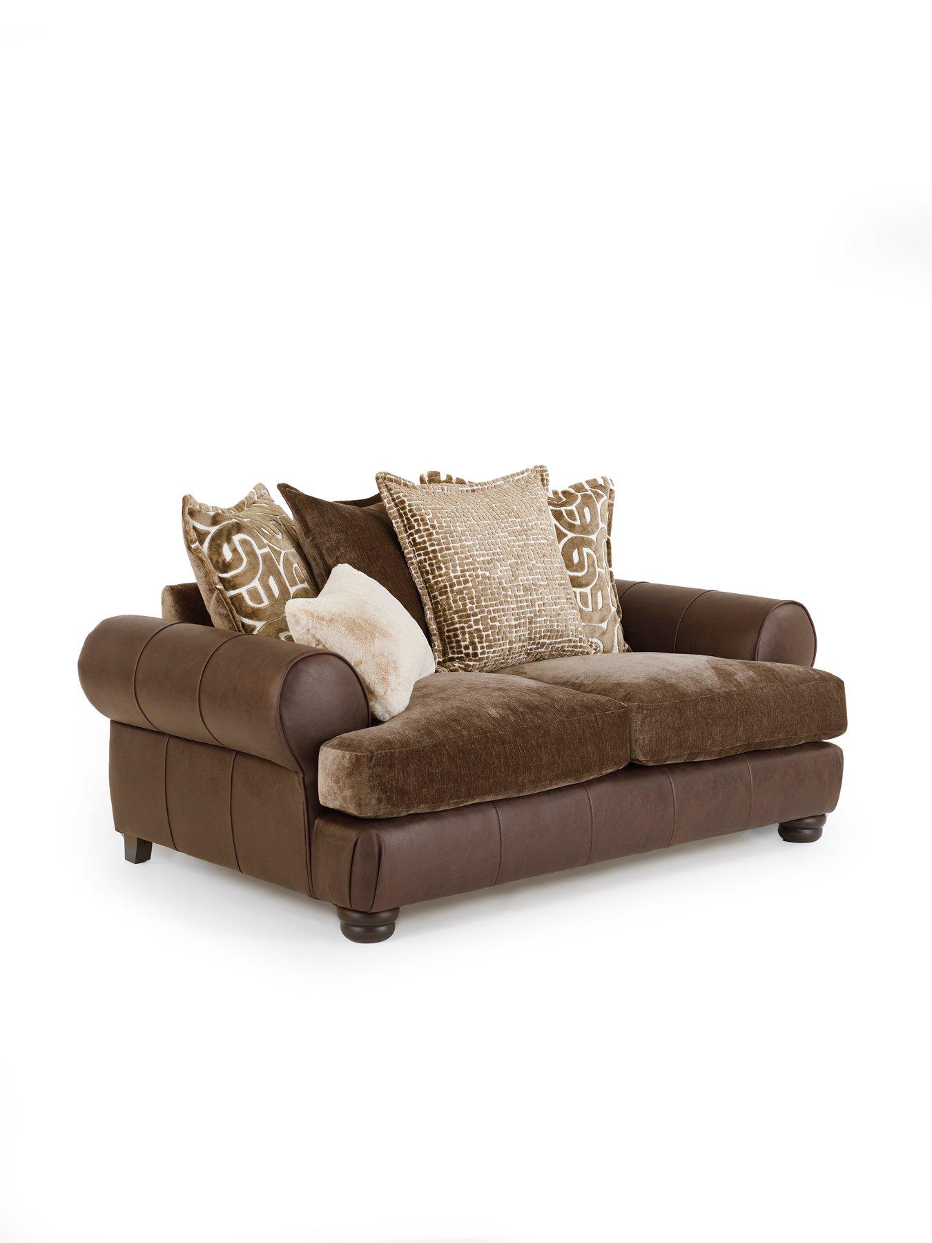  image of the-very-collection-broadway-2-seater-fabric-sofa