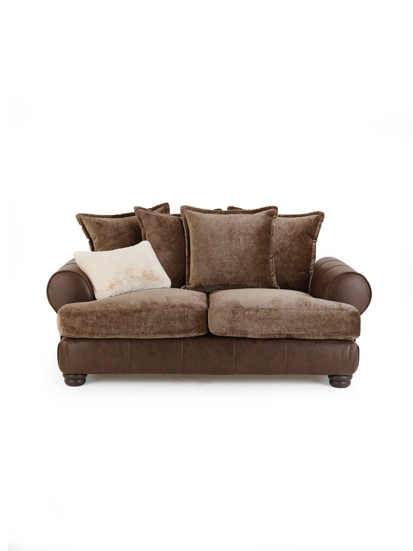  image of the-very-collection-broadway-2-seater-fabric-sofa