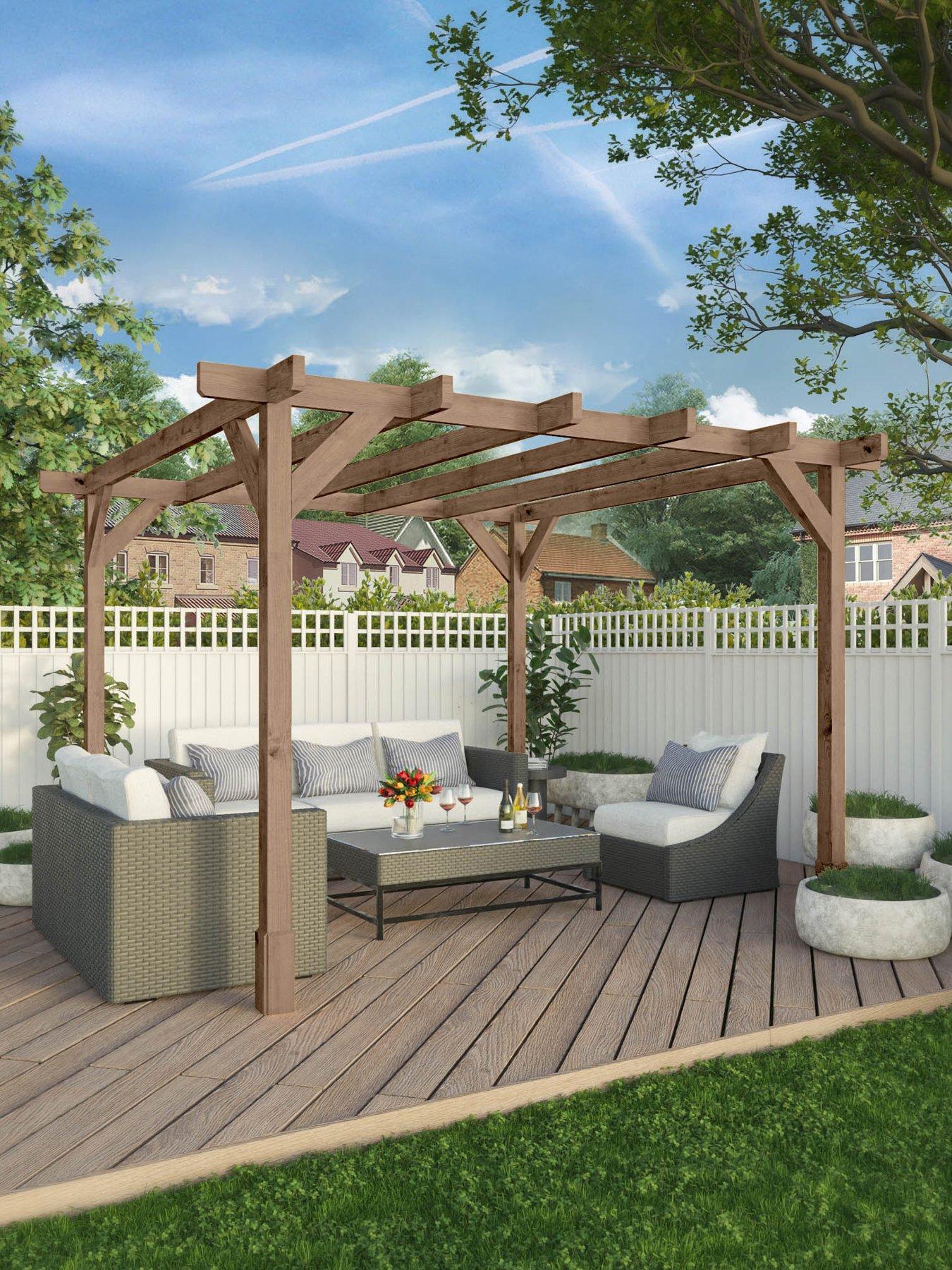 MERCIA 3m x 3m Traditional Pergola