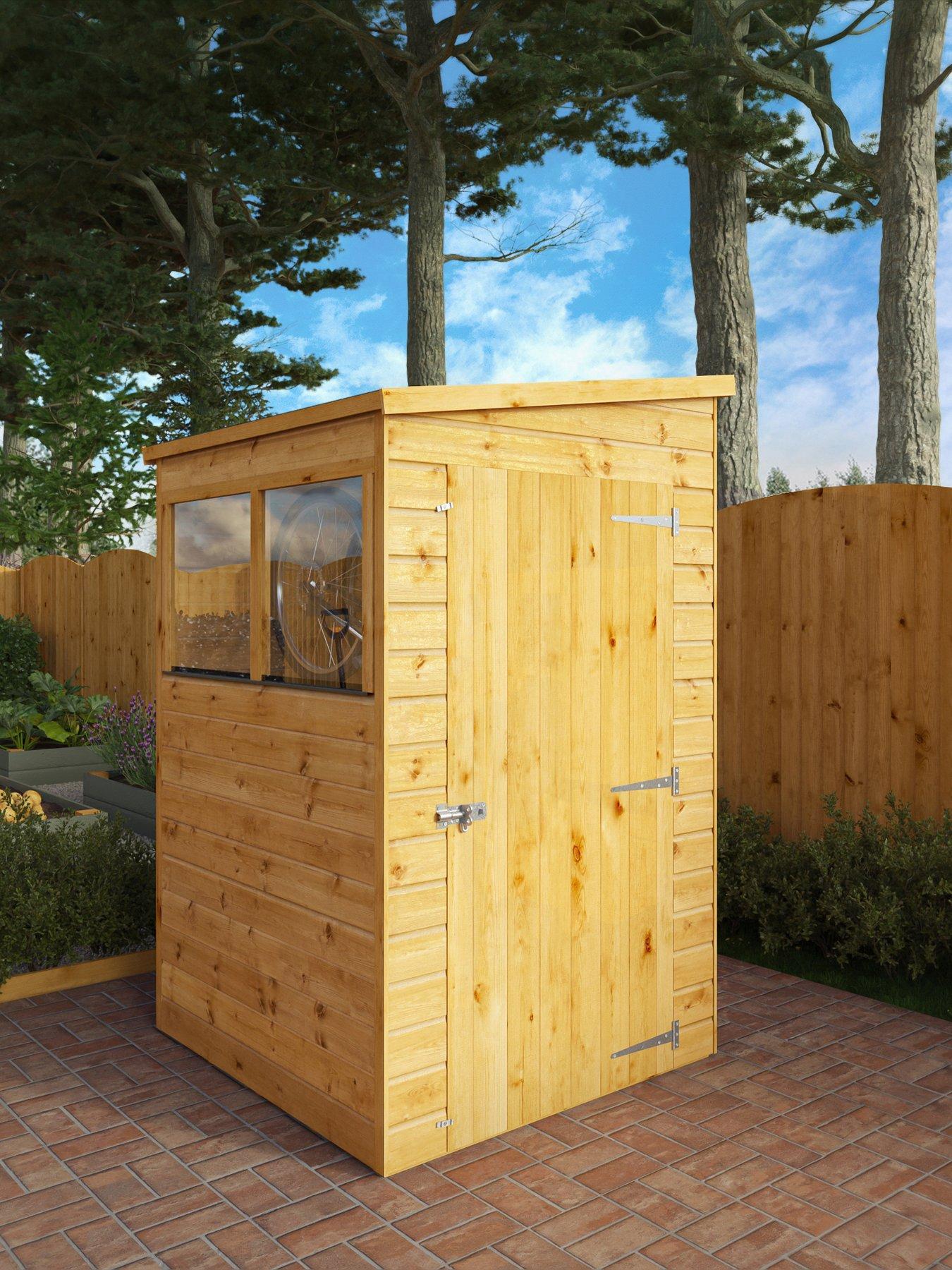 MERCIA 4 x 4 Modular Shiplap Pent Shed