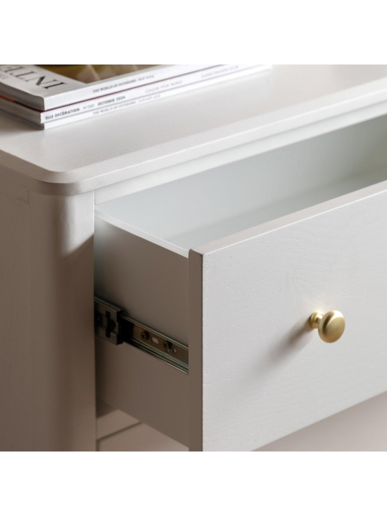 Image 3 of 4 of Gallery Direct Acton 3 Drawer Chest White