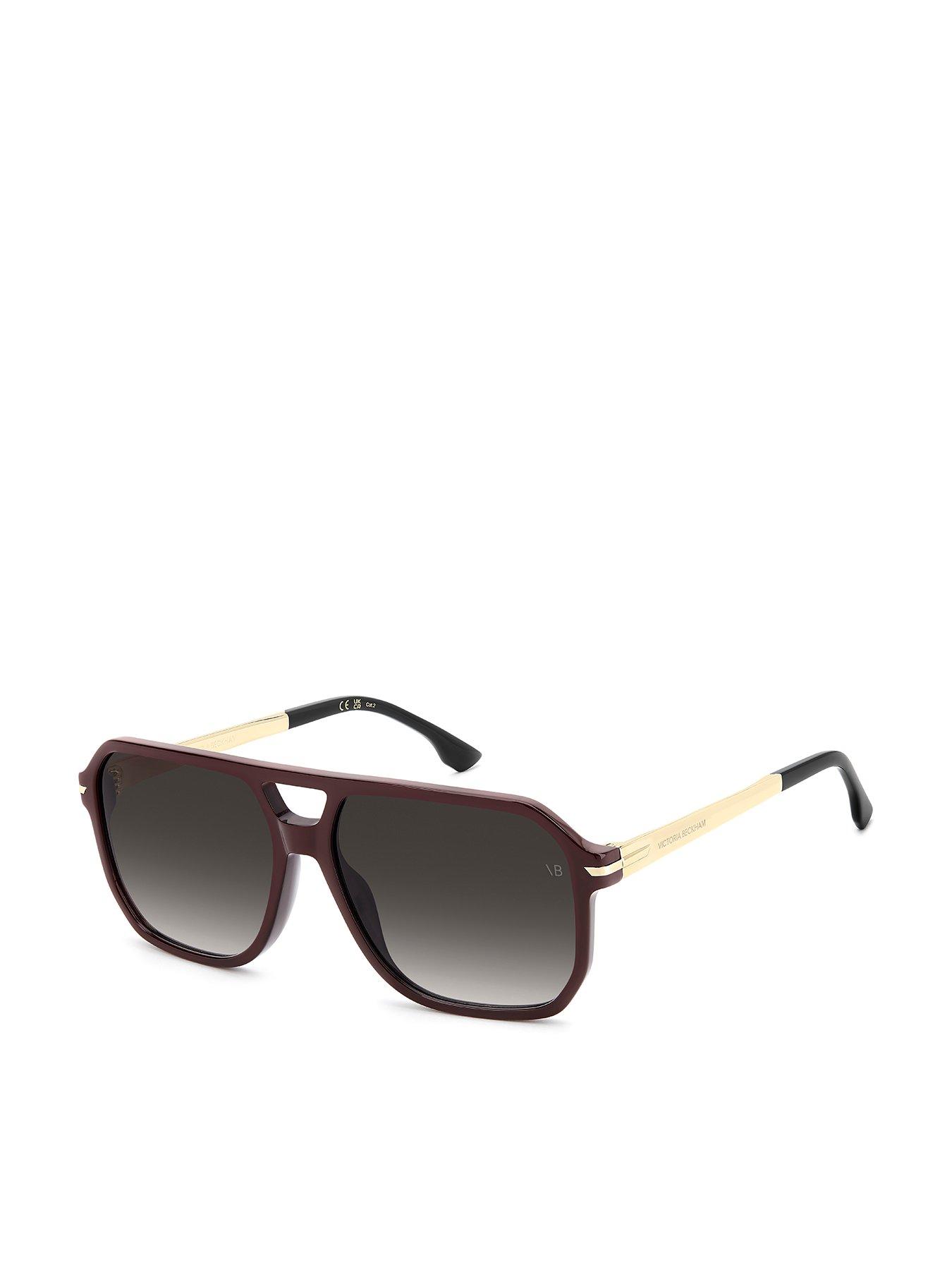 victoria-beckham-1002s-womens-navigator-sunglasses-red
