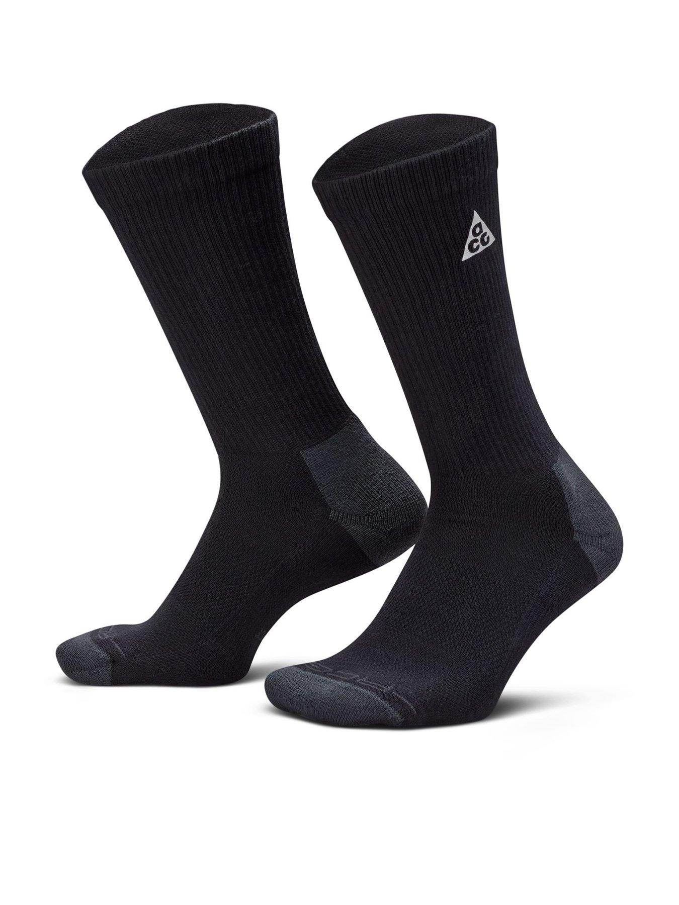 Nike Unisex ACG Everyday Elevated Running Crew Socks - Black