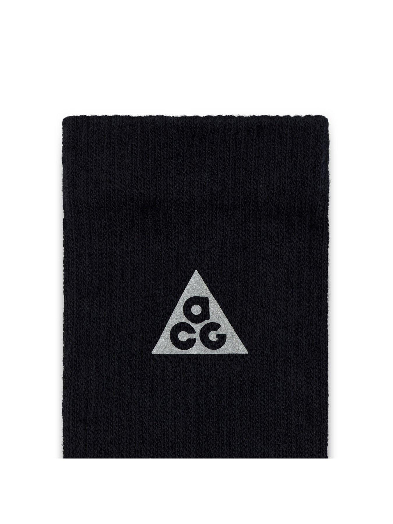 Image 4 of 4 of Nike Unisex ACG Everyday Elevated Running Crew Socks - Black