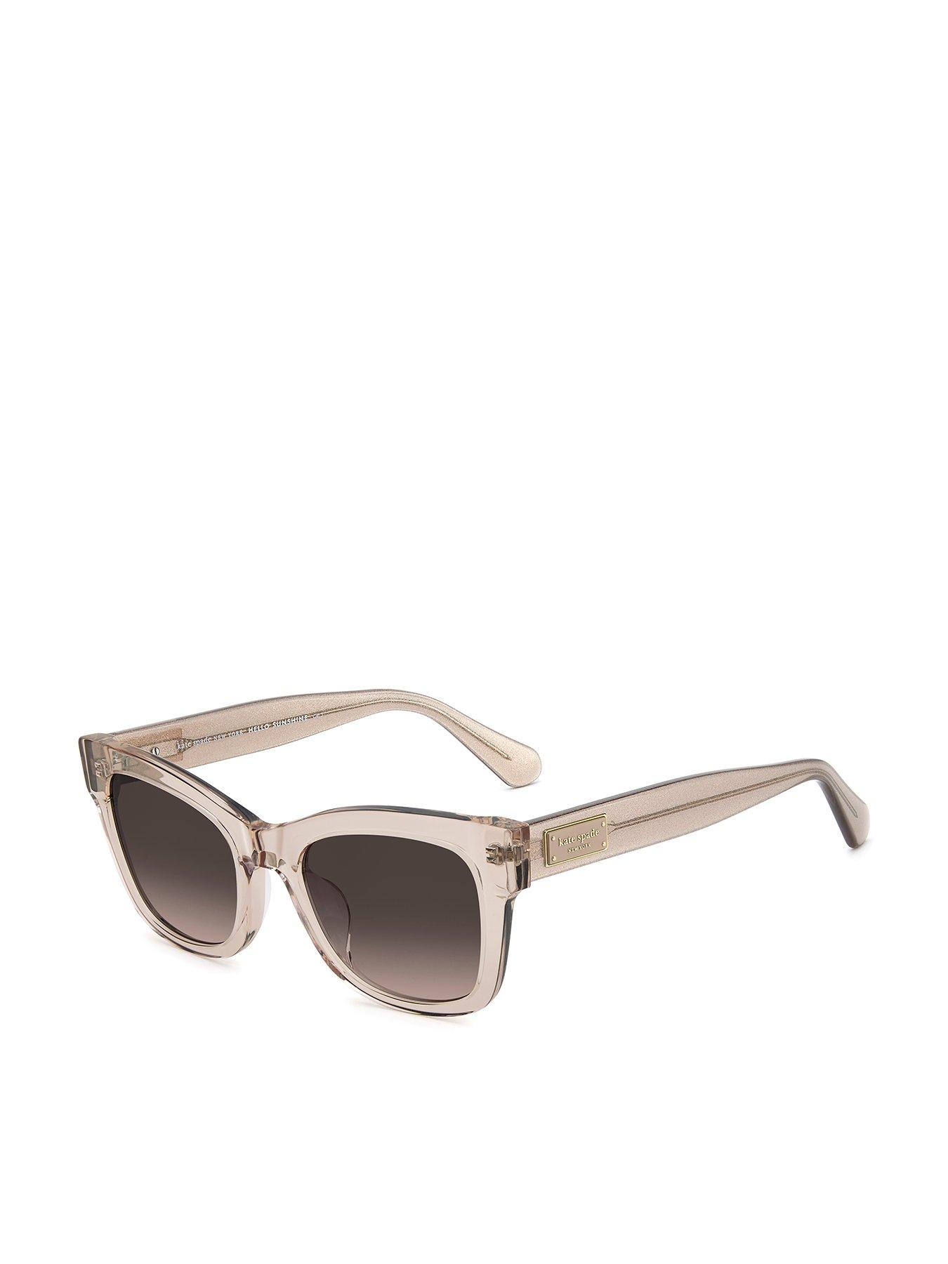 Kate Spade New York Square Sunglasses- Translusent