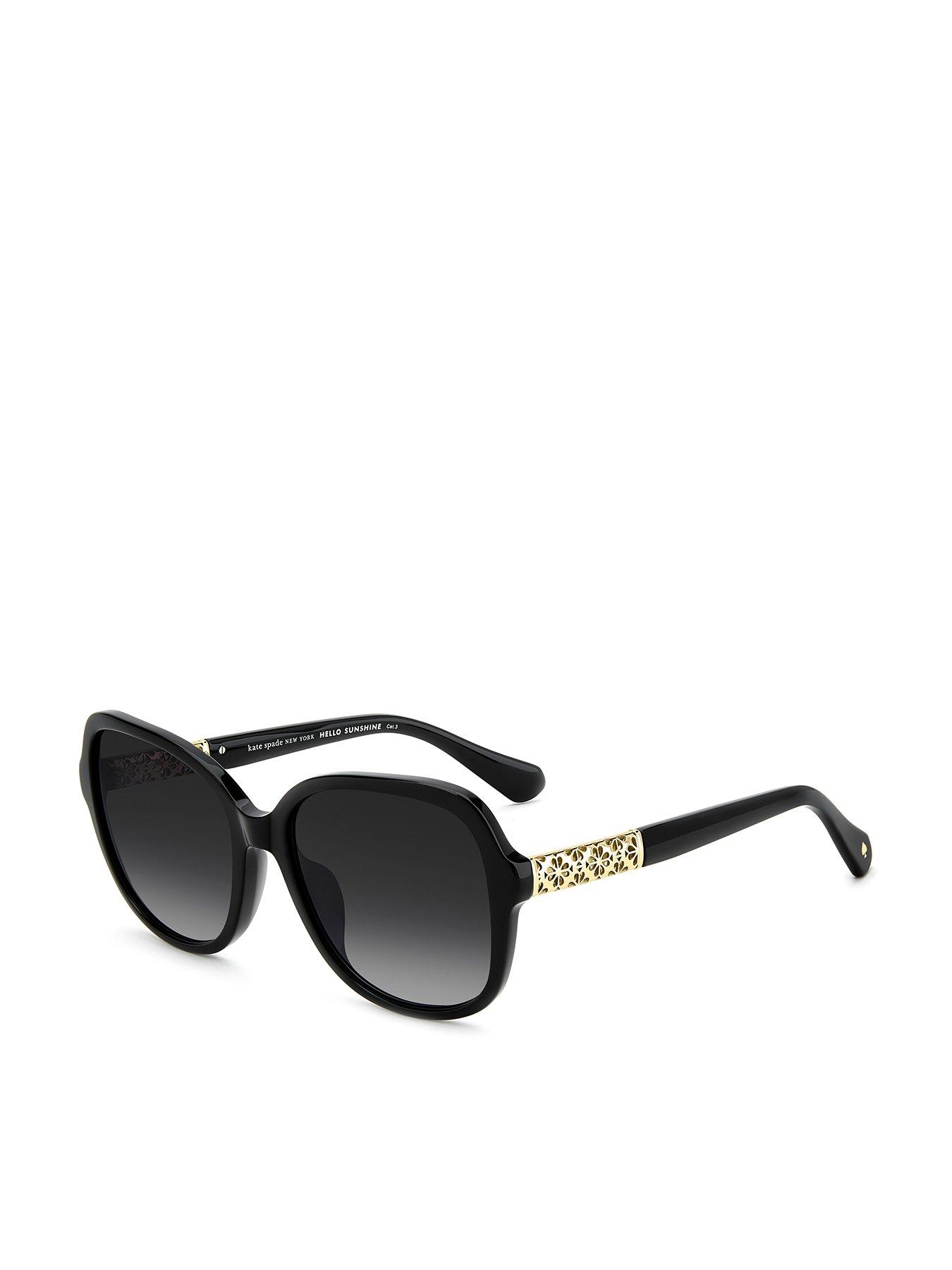 Image 1 of 7 of Kate Spade New York Eliza Women's Sunglasses - Black