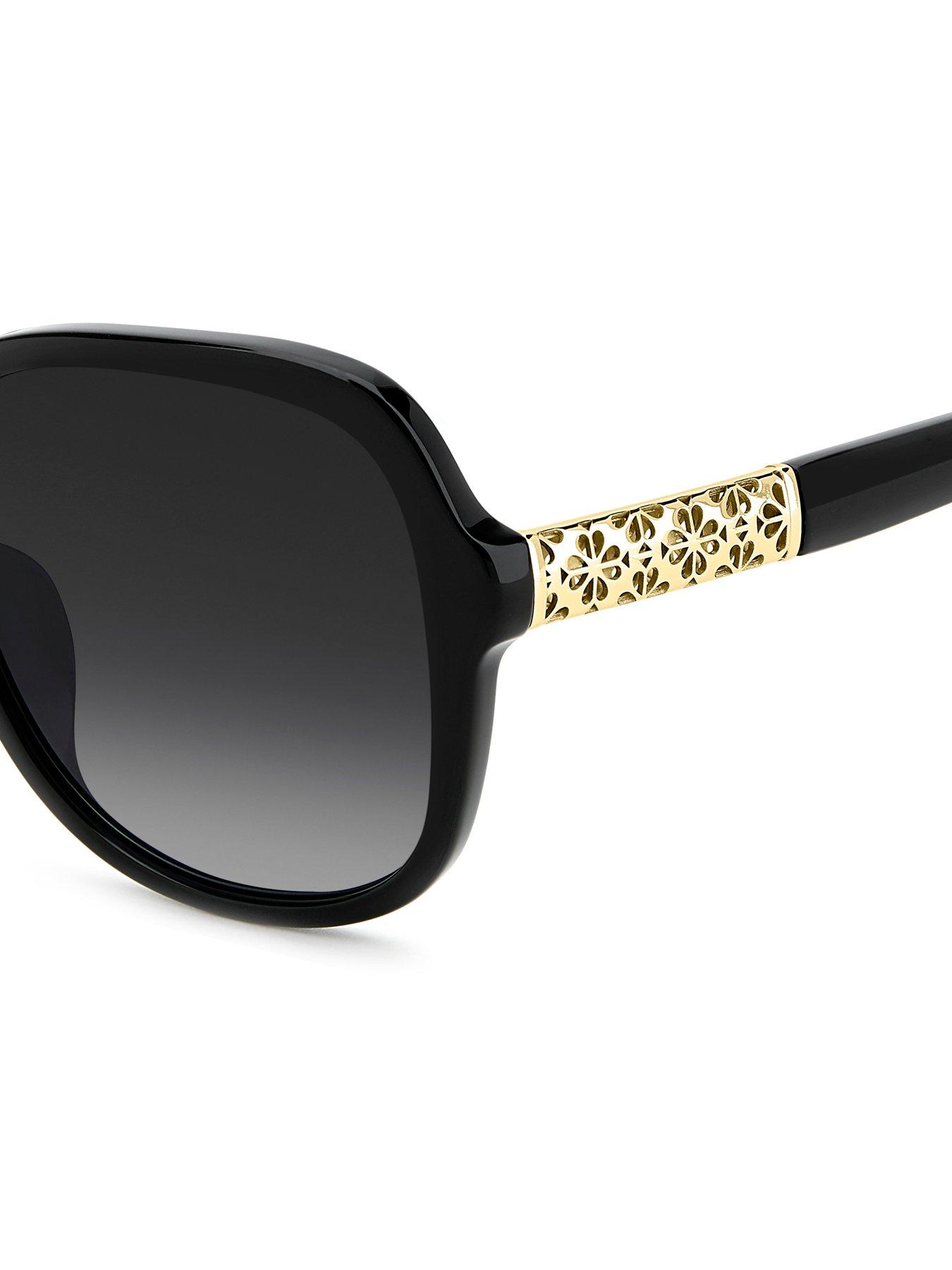 Image 6 of 7 of Kate Spade New York Eliza Women's Sunglasses - Black