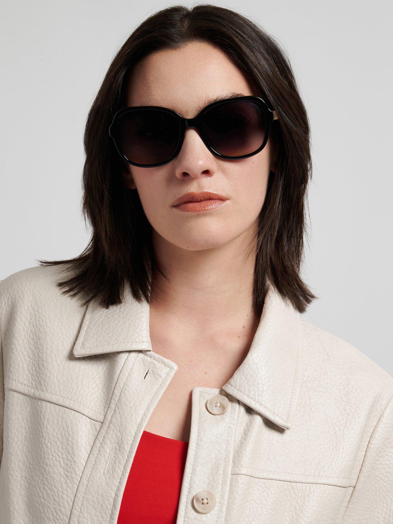 Image 7 of 7 of Kate Spade New York Eliza Women's Sunglasses - Black