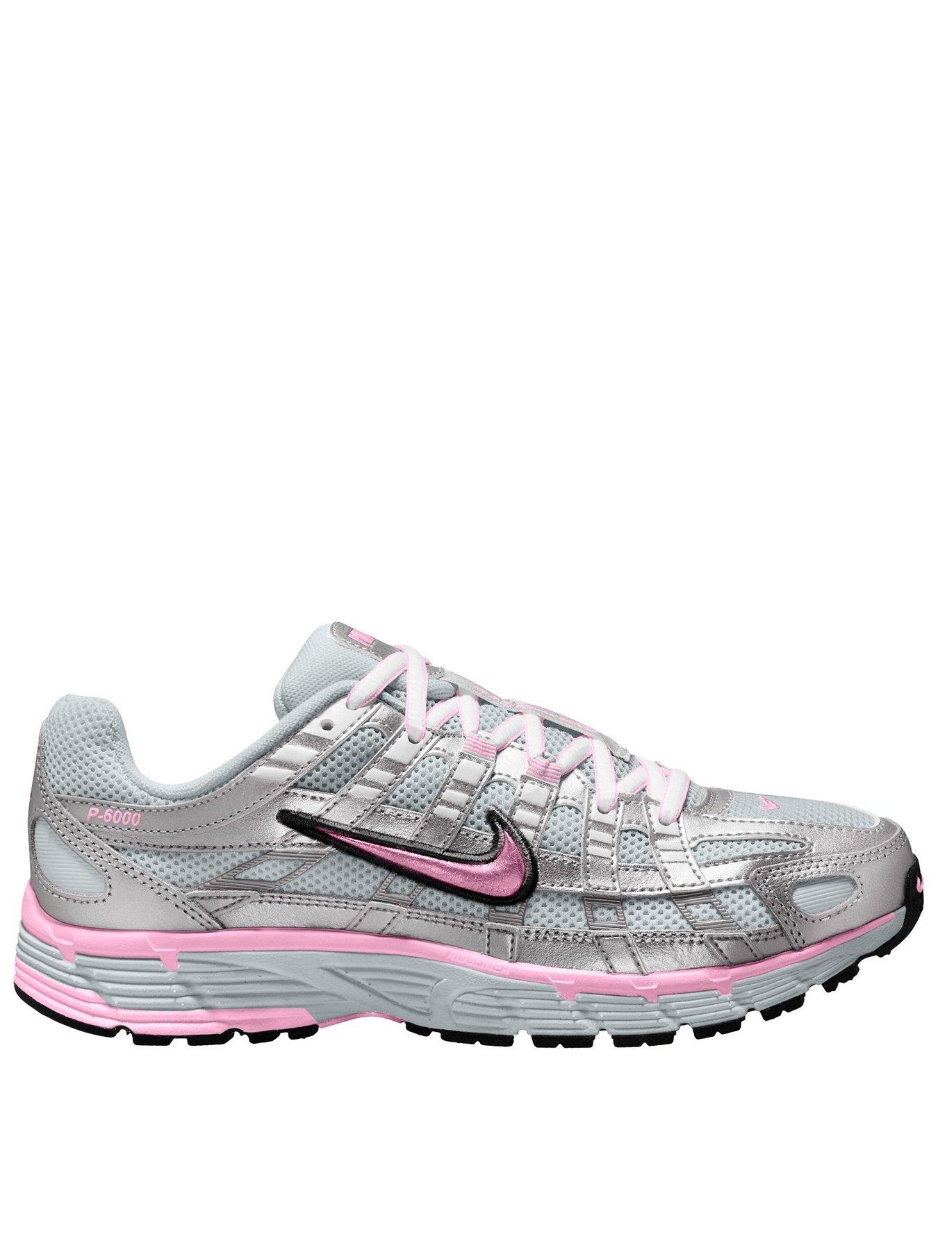Nike Womens P-6000 Trainers - Silver
