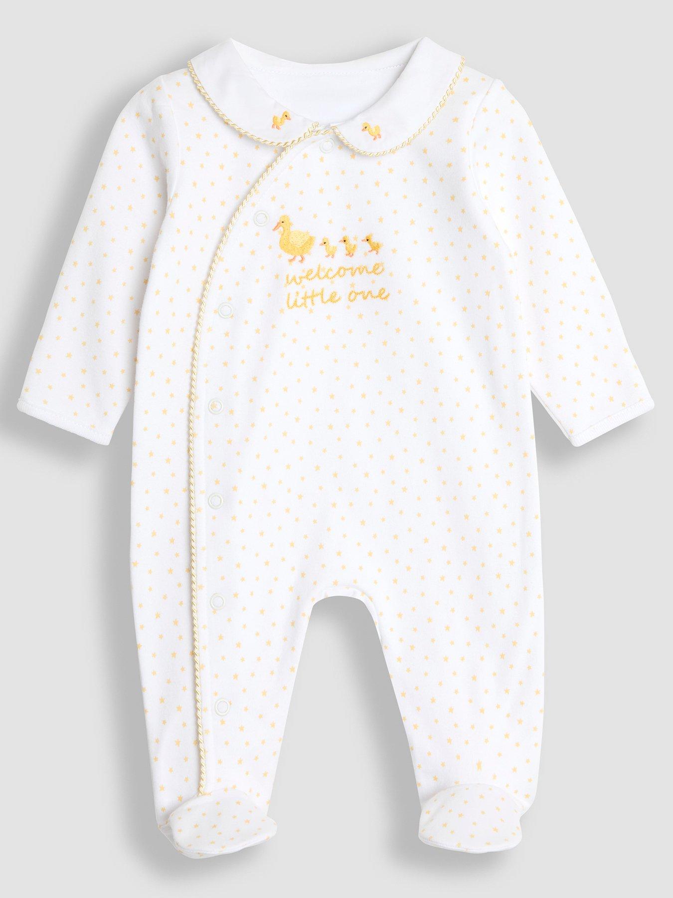 jojo-maman-bebe-baby-unisex-welcome-little-one-sleepsuit-white