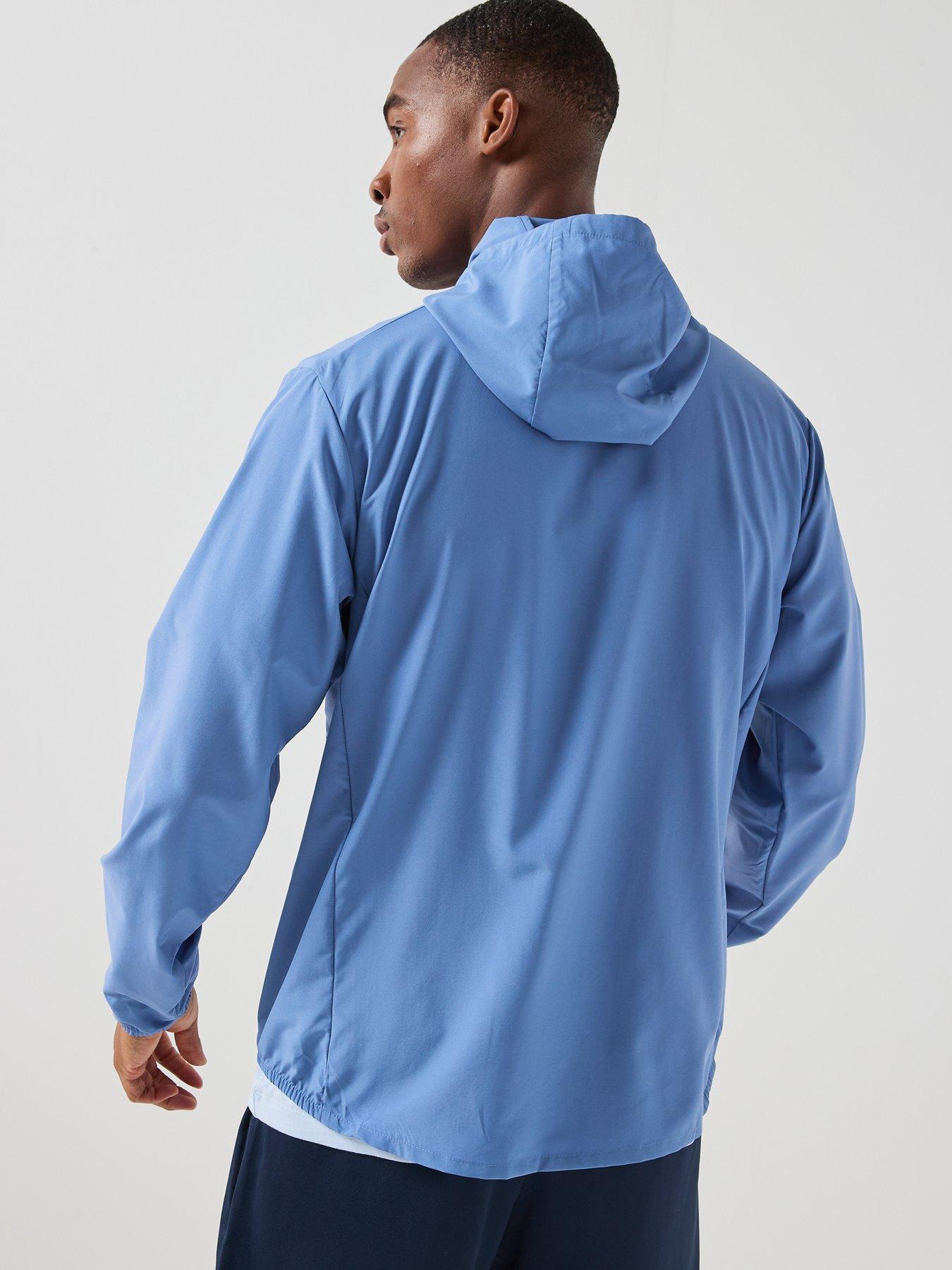 Image 2 of 7 of Nike Mens Training Dri-Fit Hooded Versatile Jacket - Blue