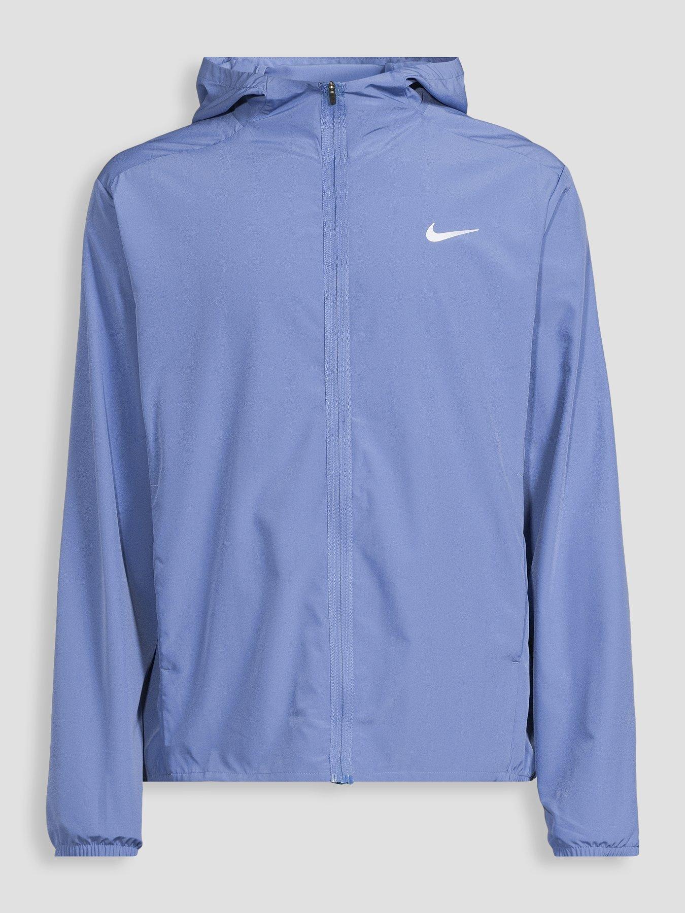 Image 7 of 7 of Nike Mens Training Dri-Fit Hooded Versatile Jacket - Blue