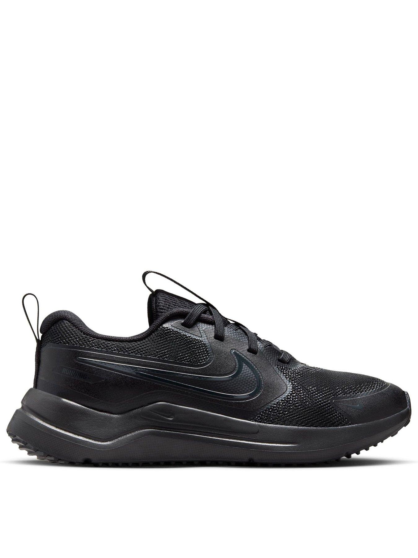 Nike Big Kids Road Running Cosmic Runner Trainers - Black