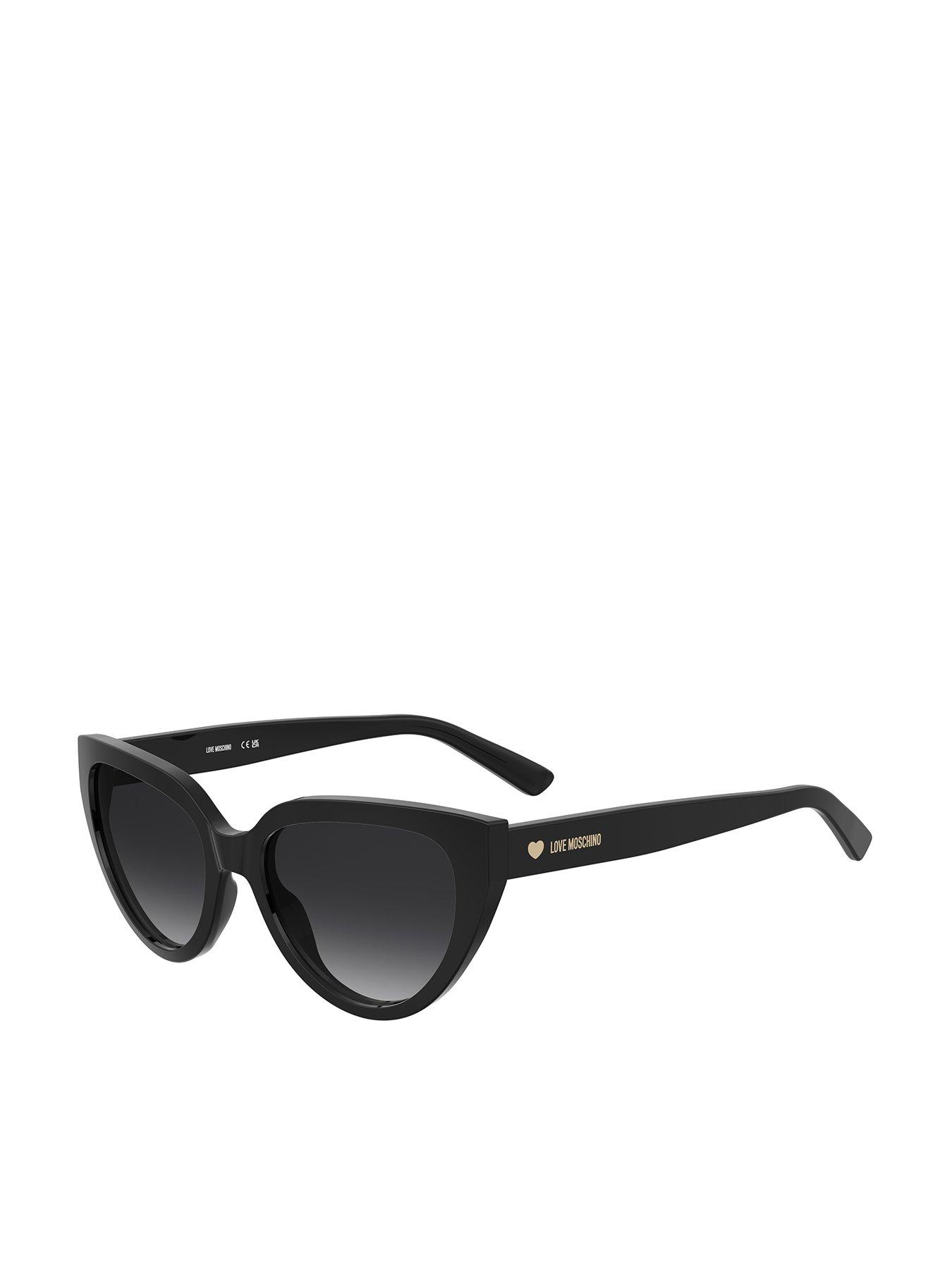 Image 1 of 4 of LOVE MOSCHINO Cat Eye Sunglasses- Black